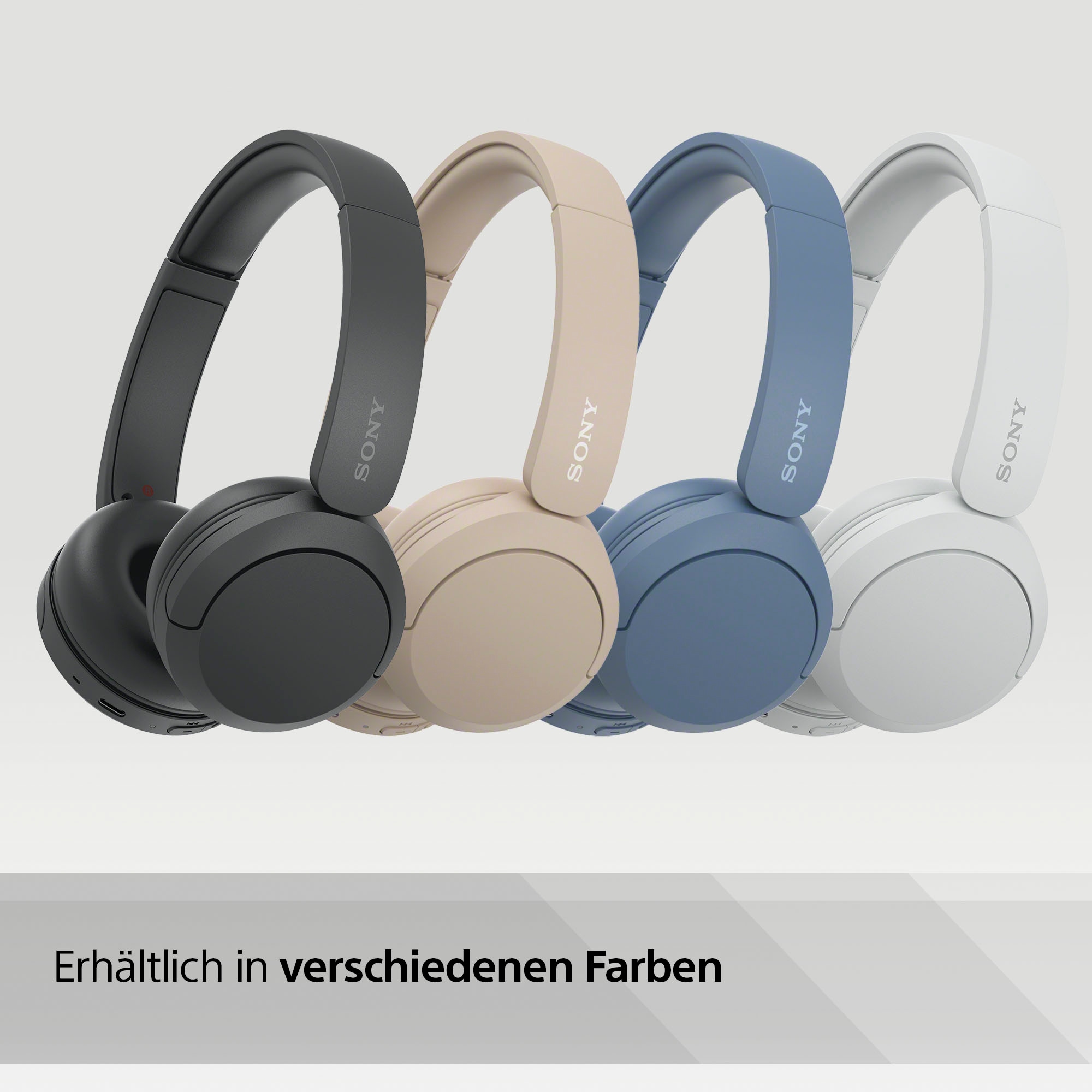 Sony On-Ear-Kopfhörer »WHCH520«, Bluetooth, Freisprechfunktion- Rauschunterdrückung, 50 Std. Akkulaufzeit | BAUR