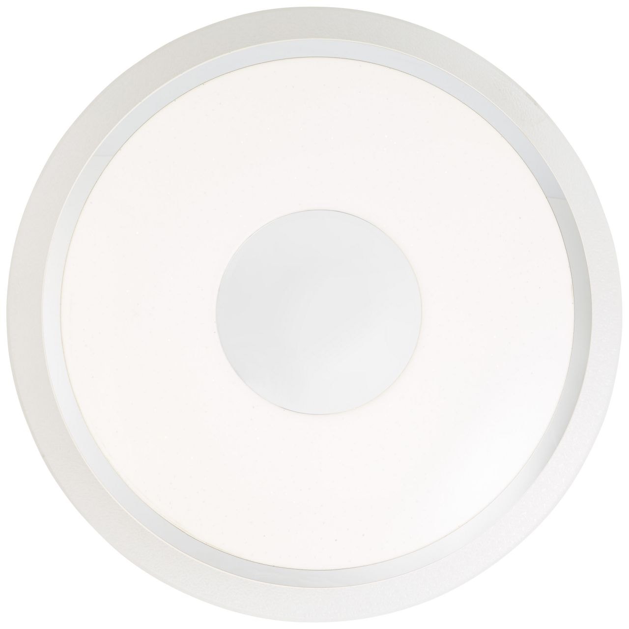 Brilliant LED Deckenleuchte »Viktor«, 1 flammig-flammig, Ø 57 cm, dimmbar,  CCT, RGB-Backlight, 3400 lm, weiß/silberfarben | BAUR | Deckenlampen