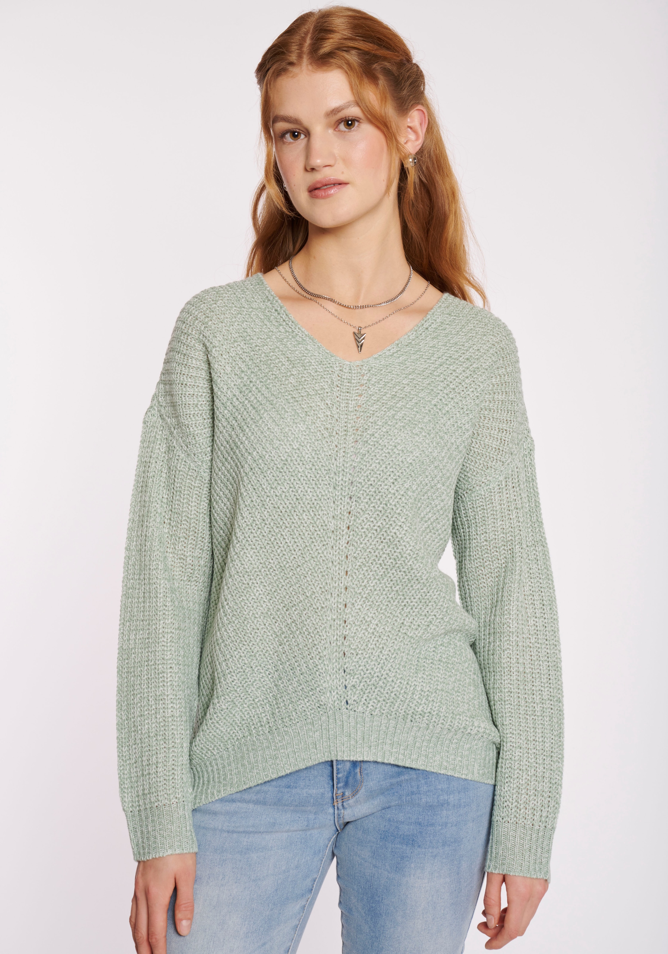 HaILY’S Strickpullover "LS P VK Pi44pa" günstig online kaufen