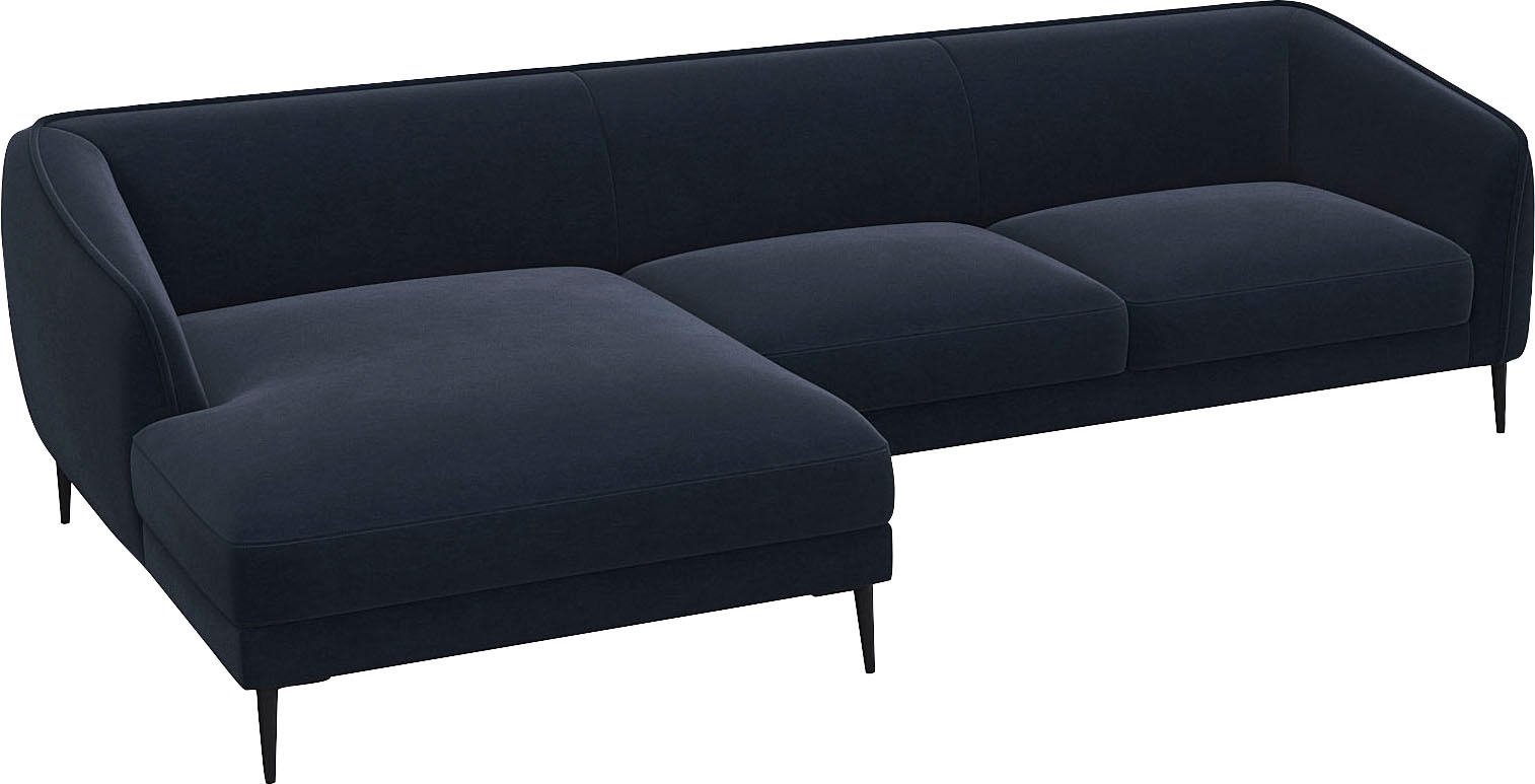 FLEXLUX Ecksofa »Belle Designsofa, L-Form, B/T 288/149 cm«, Skandinavisches Design, In hochwertiger Verarbeitung
