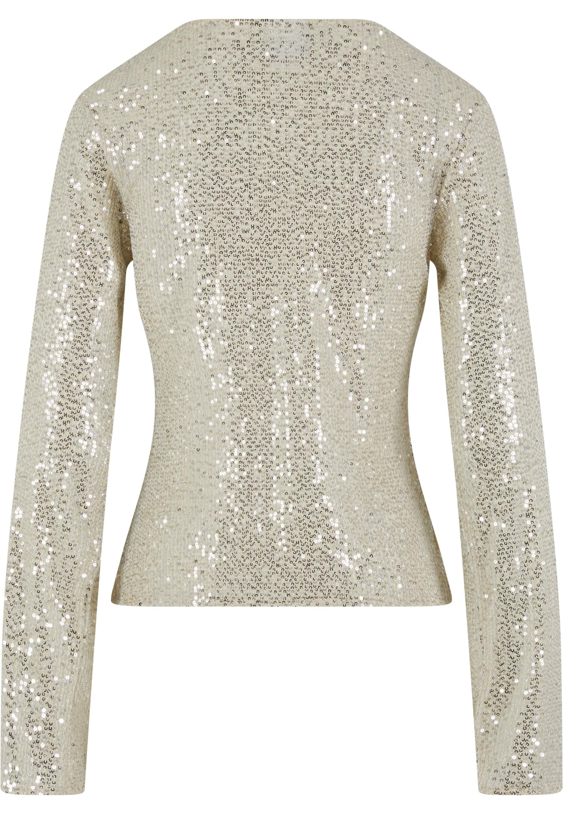 URBAN CLASSICS Longsleeve »Urban Classics Ladies Sequins Longsleeve«, (1 tlg.)