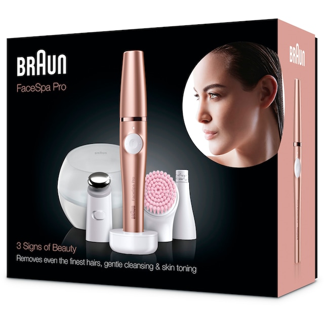 Braun Epilierer »FaceSpa Pro 921«, 2 St. Aufsätze, All-in-One Beauty-Gerät  zur Gesichts-Epilation per Rechnung | BAUR