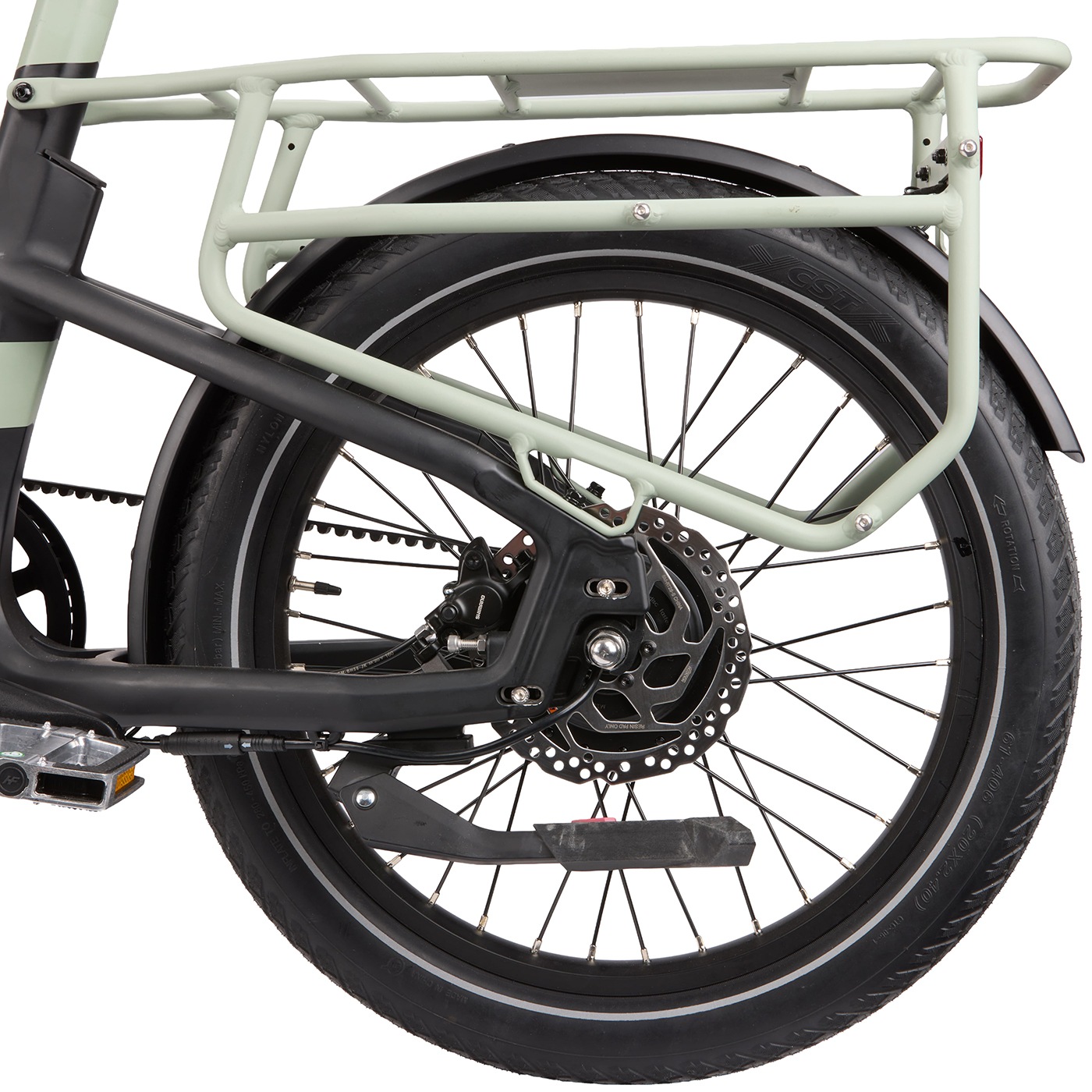 Vaun »VAUN Compact New Gen-Cityrad mit Ortlieb Tasche« Heckmotor 250 W Elektrofahrrad für Alltag und Einkauf