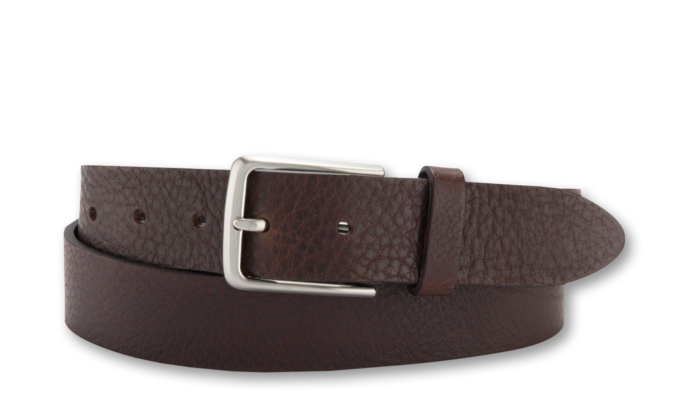 BERND GÖTZ Ledergürtel »Ledergürtel mit dekorativer Narbenstruktur«