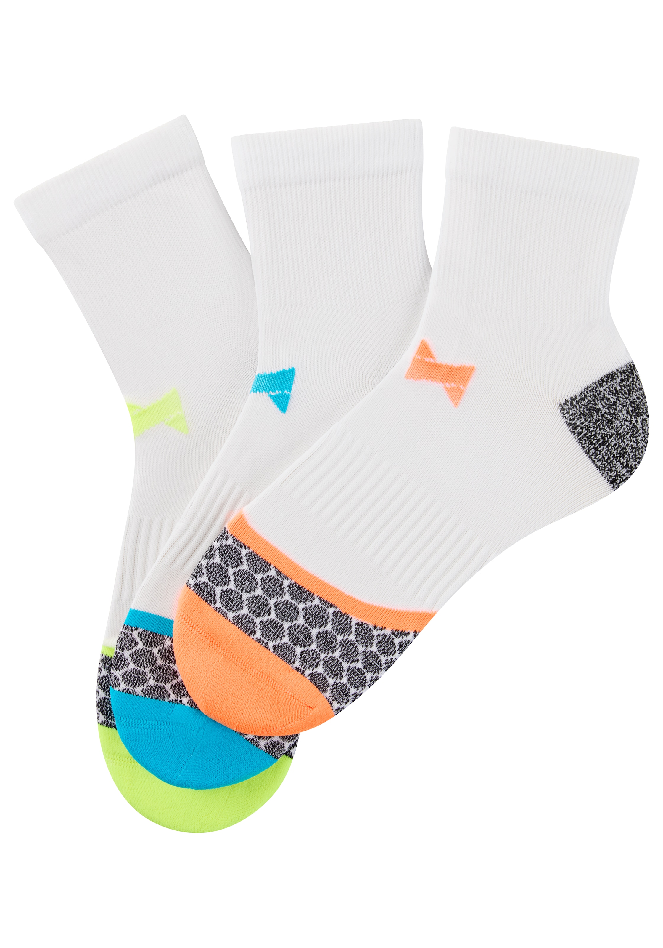 XTREME sockswear Funktionssocken 3er Pack, 3 Paar tlg. Unisex Premium Sneaker Sport-/ und Funktionssocken