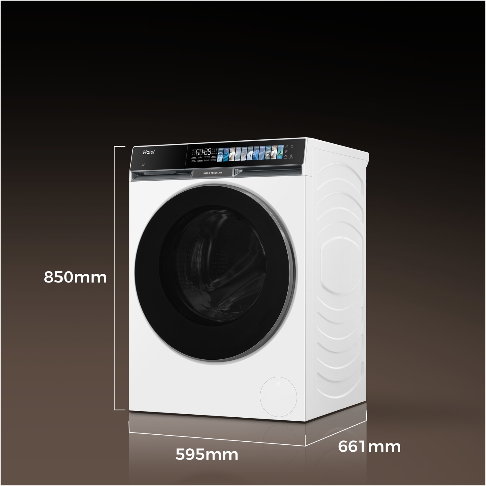 Haier Waschmaschine G9 Serie »HW130-B14687U1« 13 kg 1400 U/min UltraFresh: Hält die Wäsche bis zu 12 Std. frisch