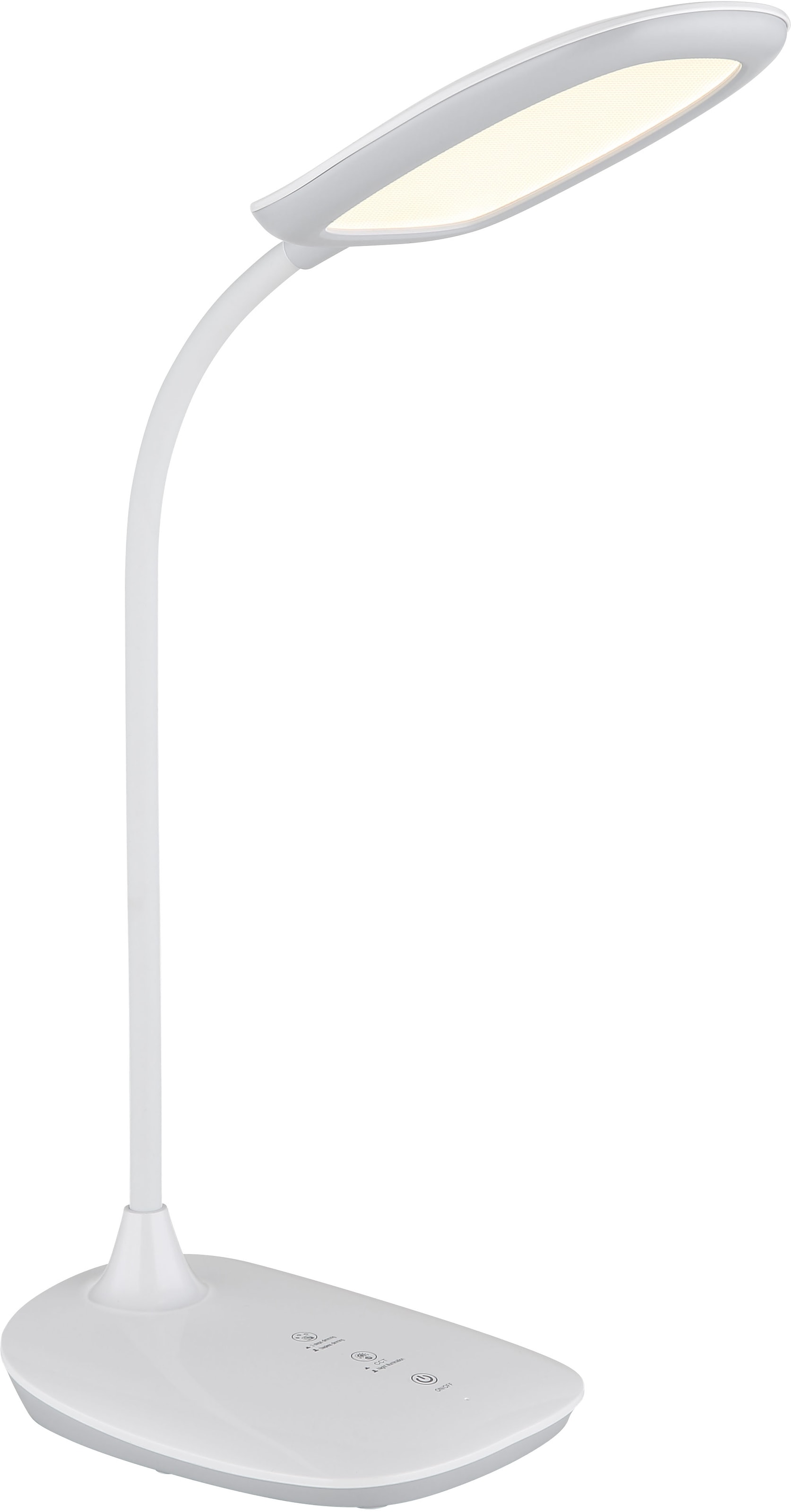 GLOBO LIGHTING LED Tischleuchte »BOTAL«, Leuchtmittel LED-Modul | LED fest integriert, Tischlampe/Arbeitszimmer/Bürotischleuchte/weiß