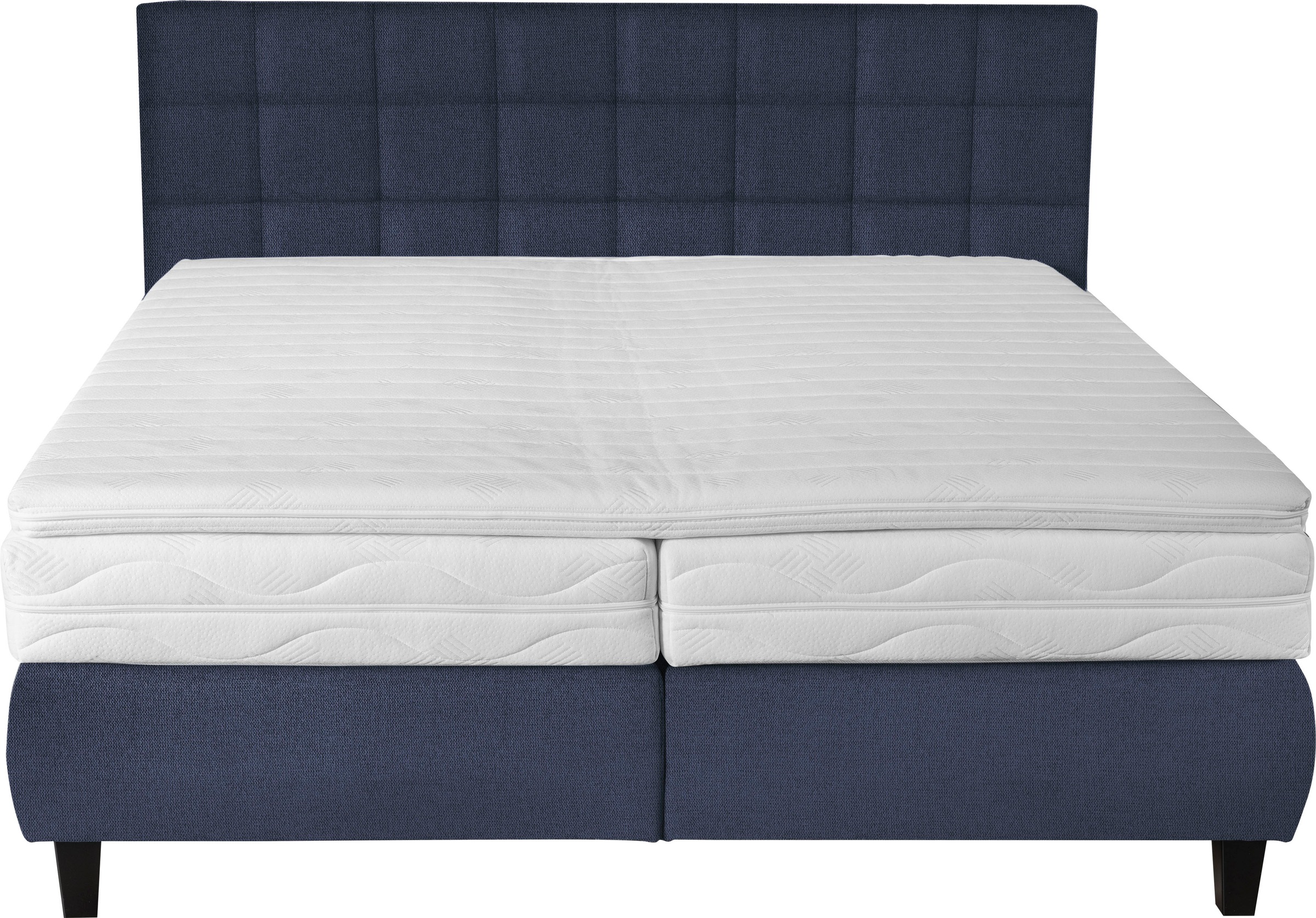 alina Boxspringbett »Edera«, Doppelbett wahlweise mit Topper, Liegefläche 180x200 cm, mit Steppung