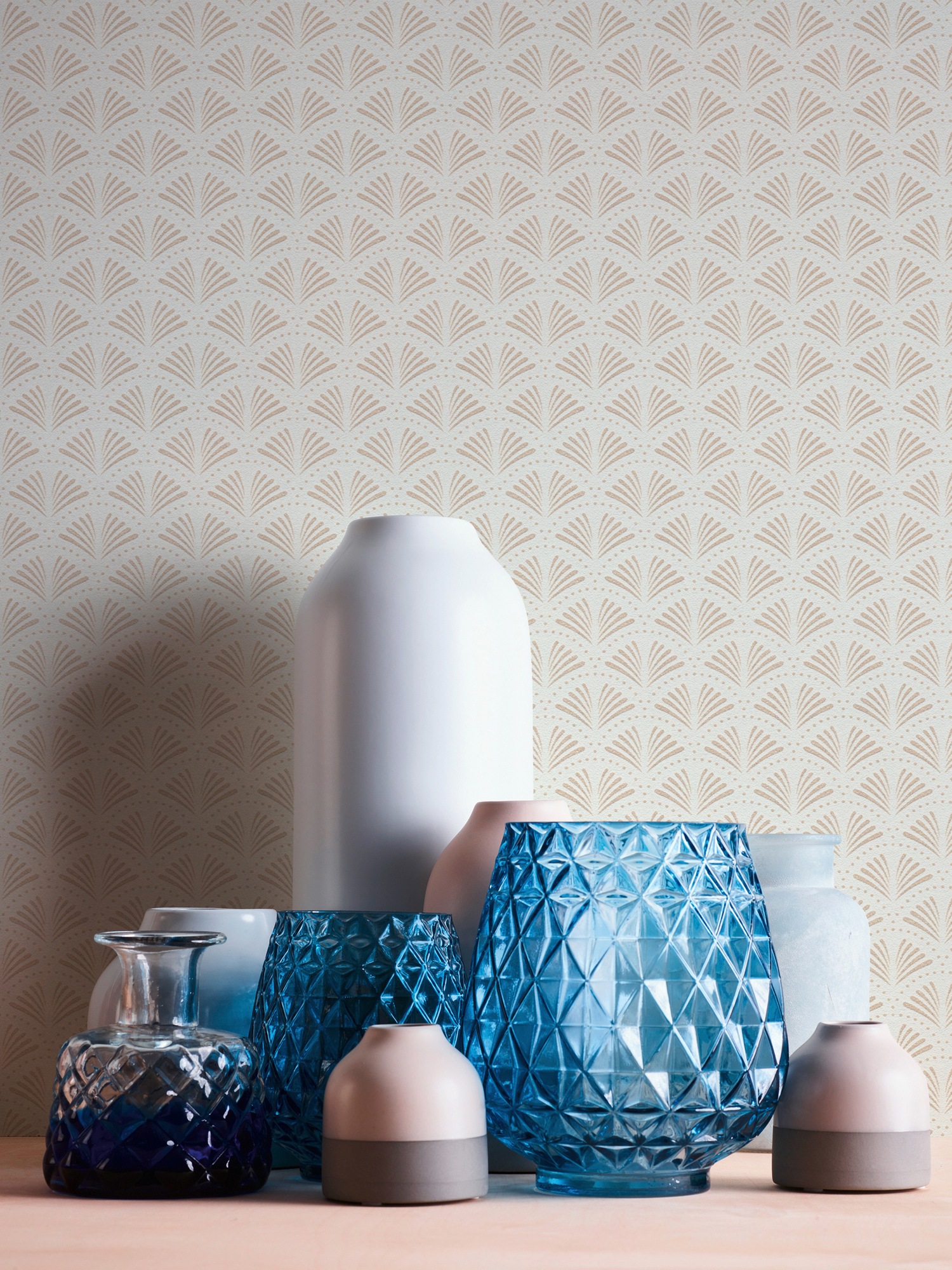 A.S. Création Vliestapete »Trendwall«, gemustert-Motiv-abstrakt, Glitzertapete Tapete Art Deco Tapeten Wohnzimmer Schlafzimmer Küche