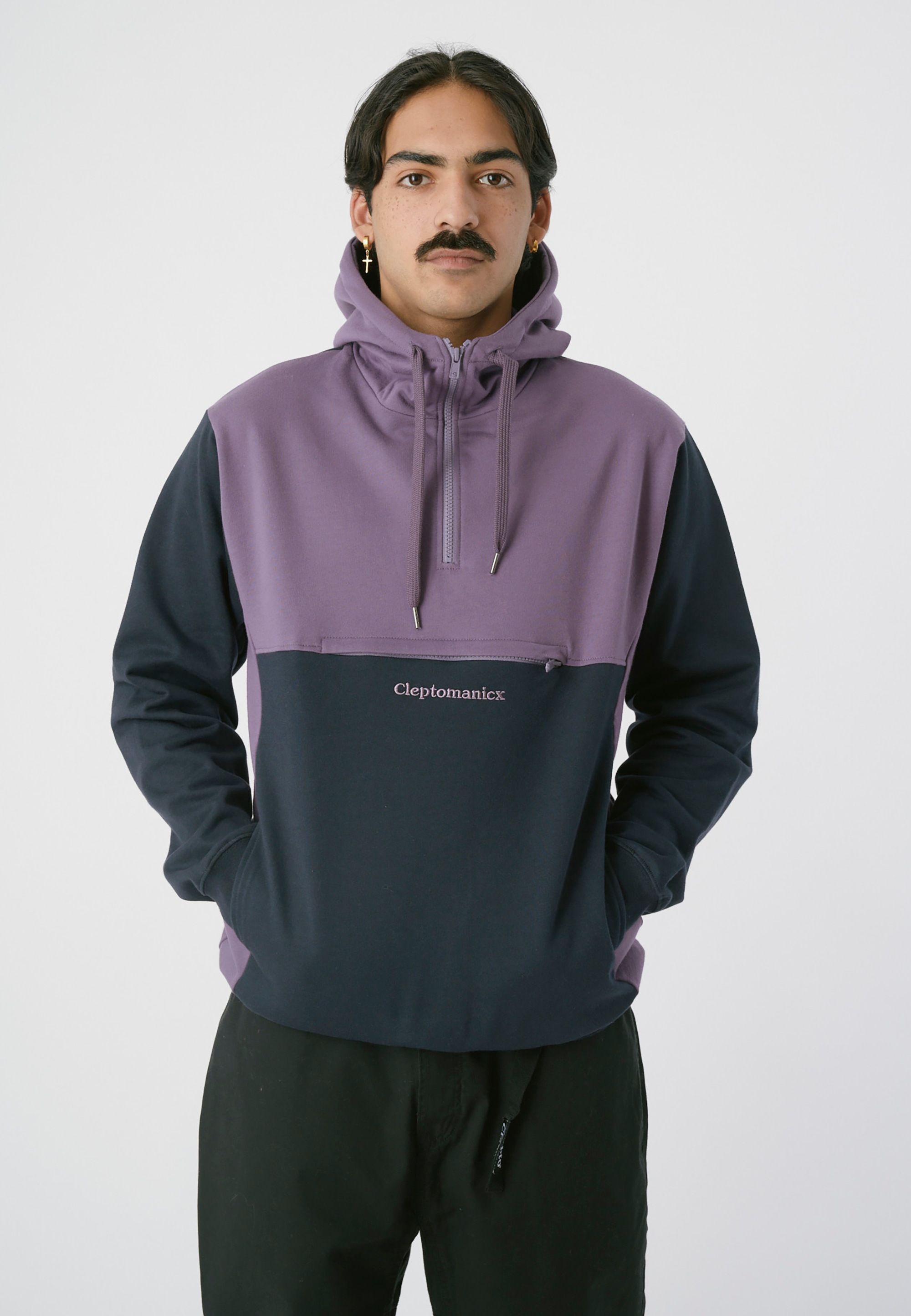 Cleptomanicx Kapuzensweatshirt »Hooded Block«, im lässigen Color-Blocking-Stil