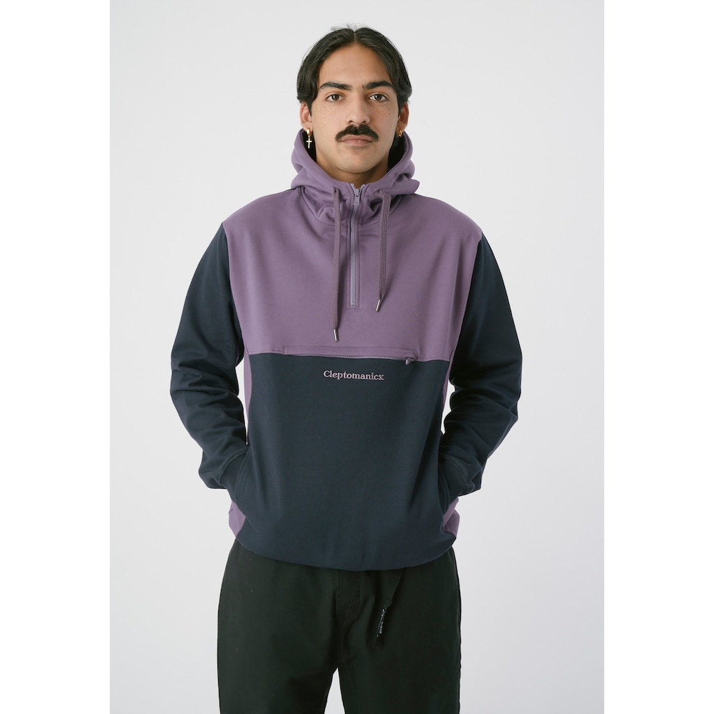 Cleptomanicx Kapuzensweatshirt »Hooded Block«, im lässigen Color-Blocking-Stil