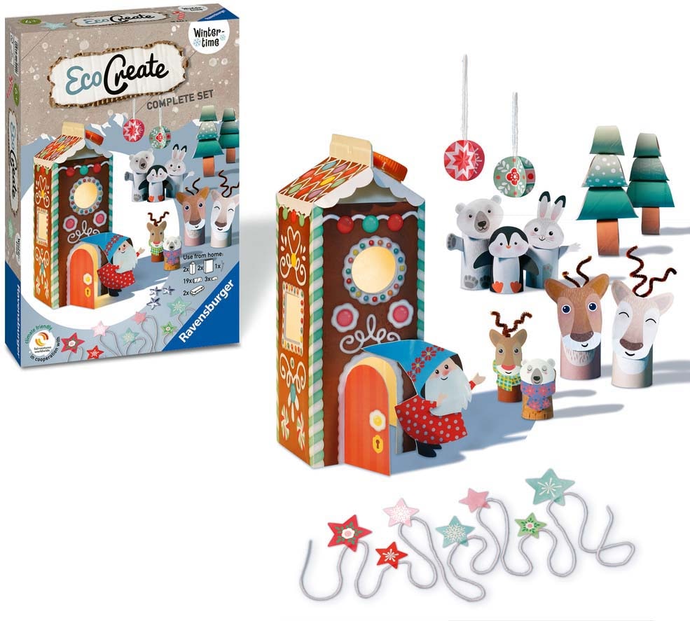 Ravensburger Kreativset »Eco Create, Midi Wintertime«, Made in Europe