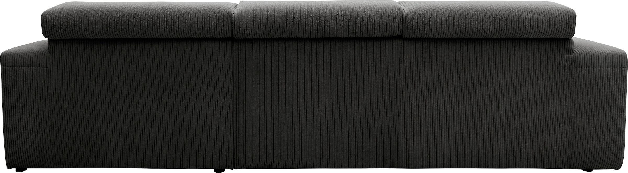 DOMO collection Ecksofa »Brandon große Ausführung B/T/H: 289/177/80 cm, auch in Leder und Cord«, mit Kopfteilverstellung, wahlweise Sitztiefenverstellung, L-Form