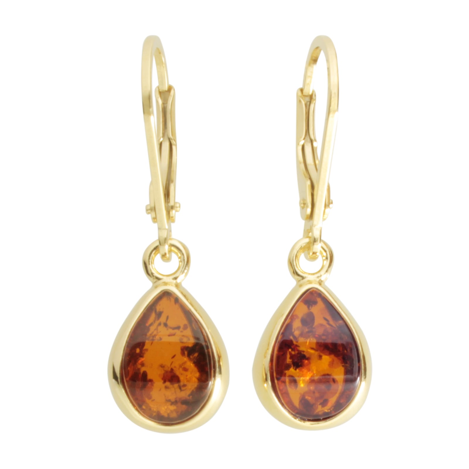 Boucles d'Oreilles Ostsee-Schmuck Enela Jaune