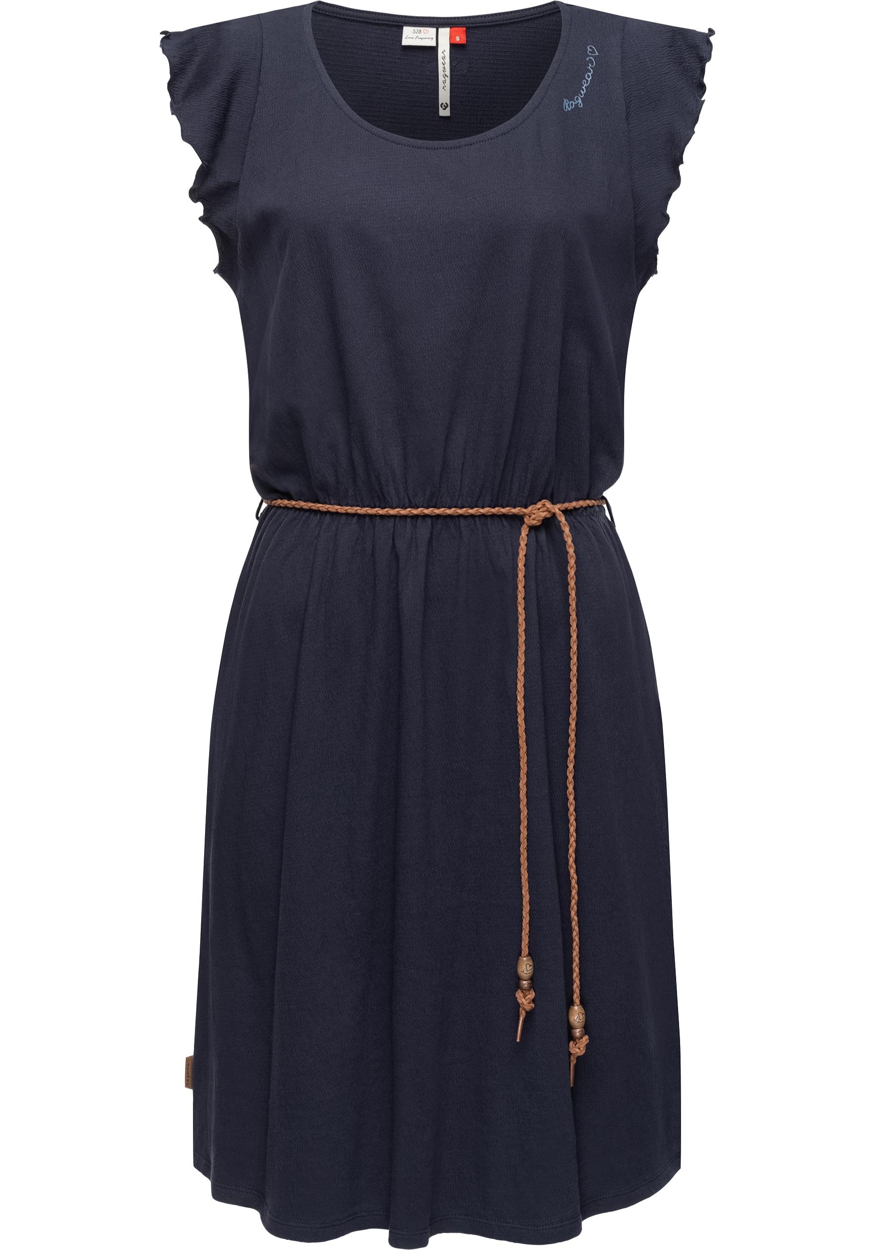 Ragwear Shirtkleid »Cellia«, stylisches Sommerkleid mit Print und  hochwertigem Gürtel bestellen | BAUR