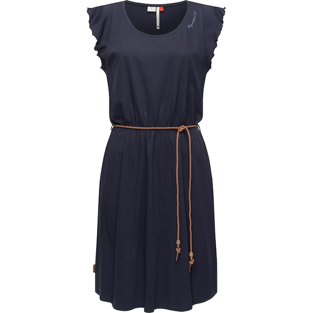 Ragwear Shirtkleid »Cellia«, stylisches Sommerkleid mit Print und  hochwertigem Gürtel bestellen | BAUR