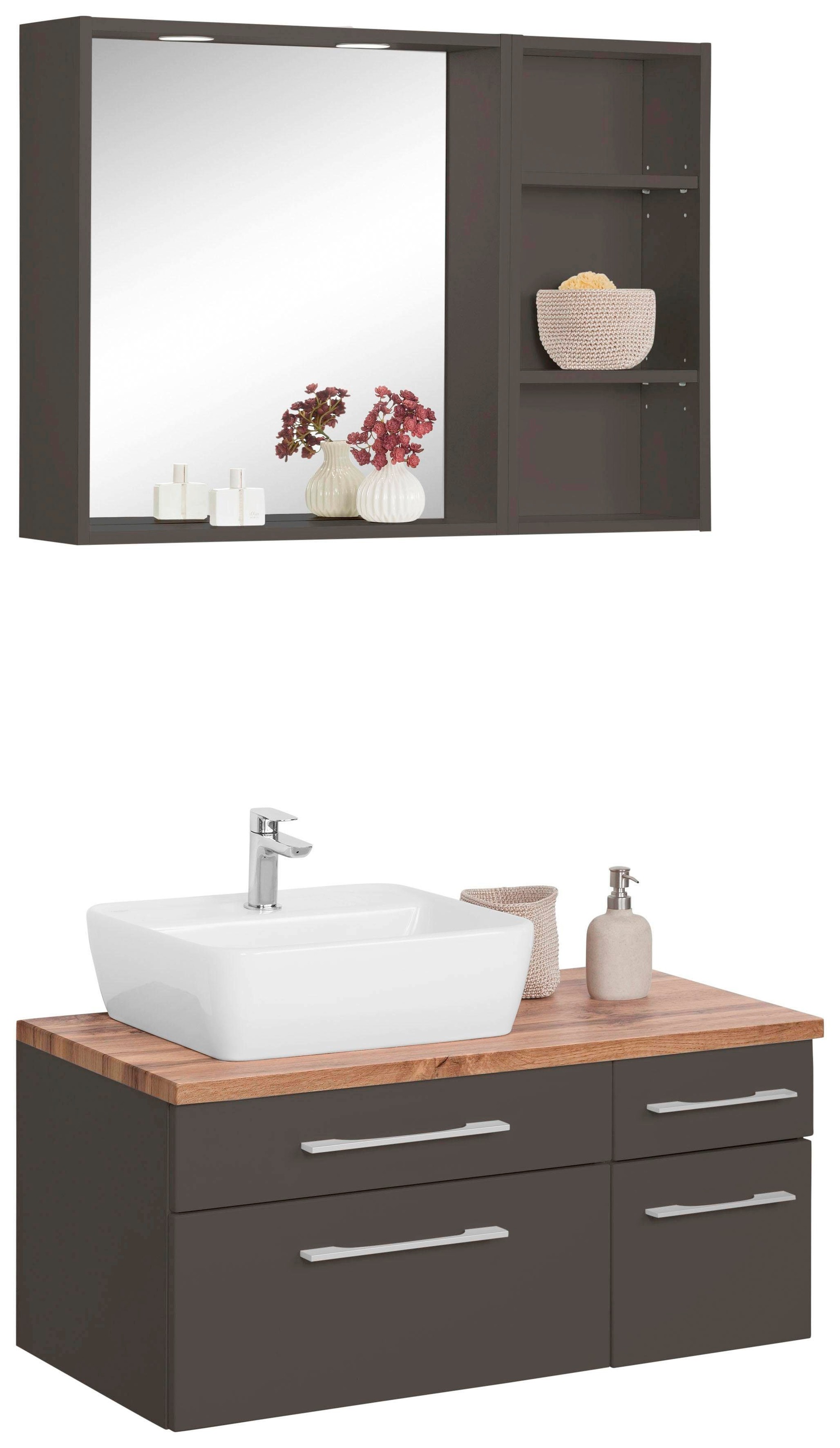 welltime Badmöbel-Set "Davos" 3 Stk. tlg. günstig online kaufen