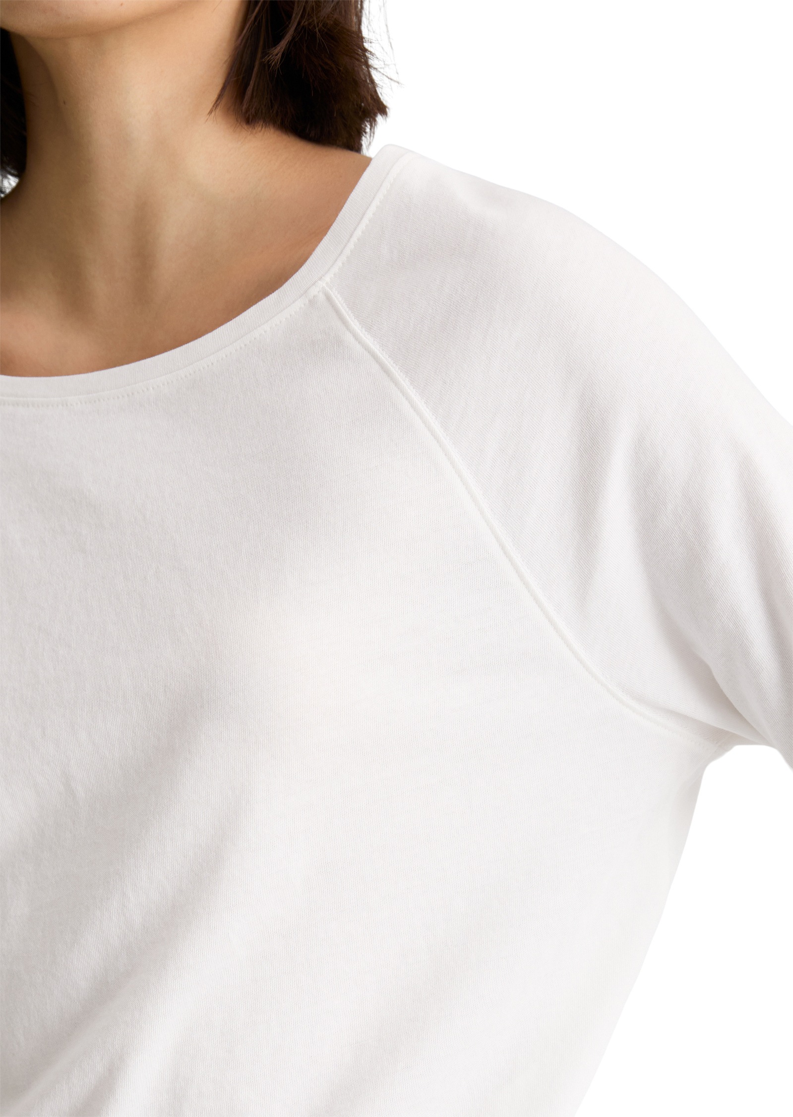 Marc O'Polo Langarmshirt Women's White/Blue Size S 5