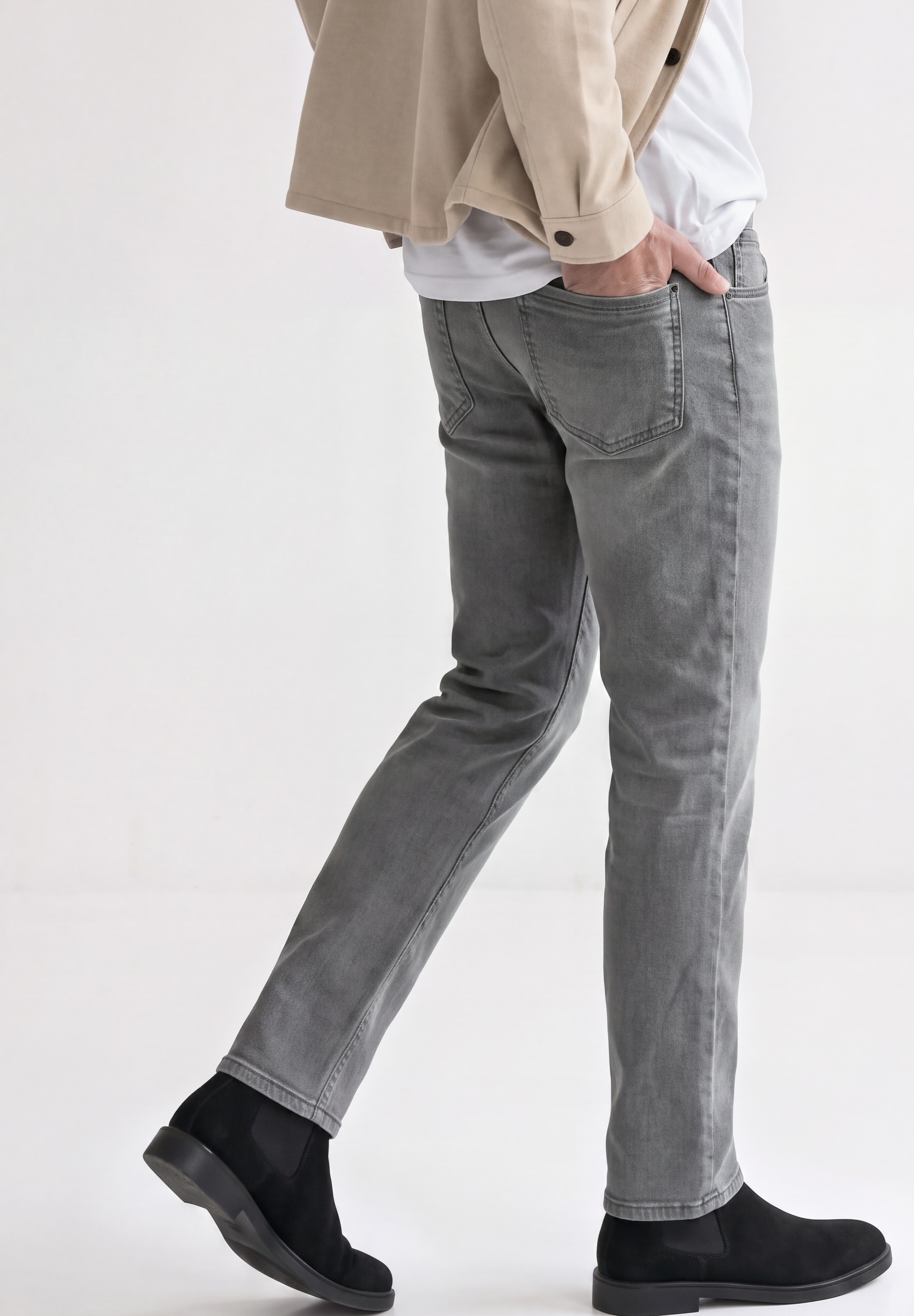STREET ONE MEN Slim-fit-Jeans Middle Waist