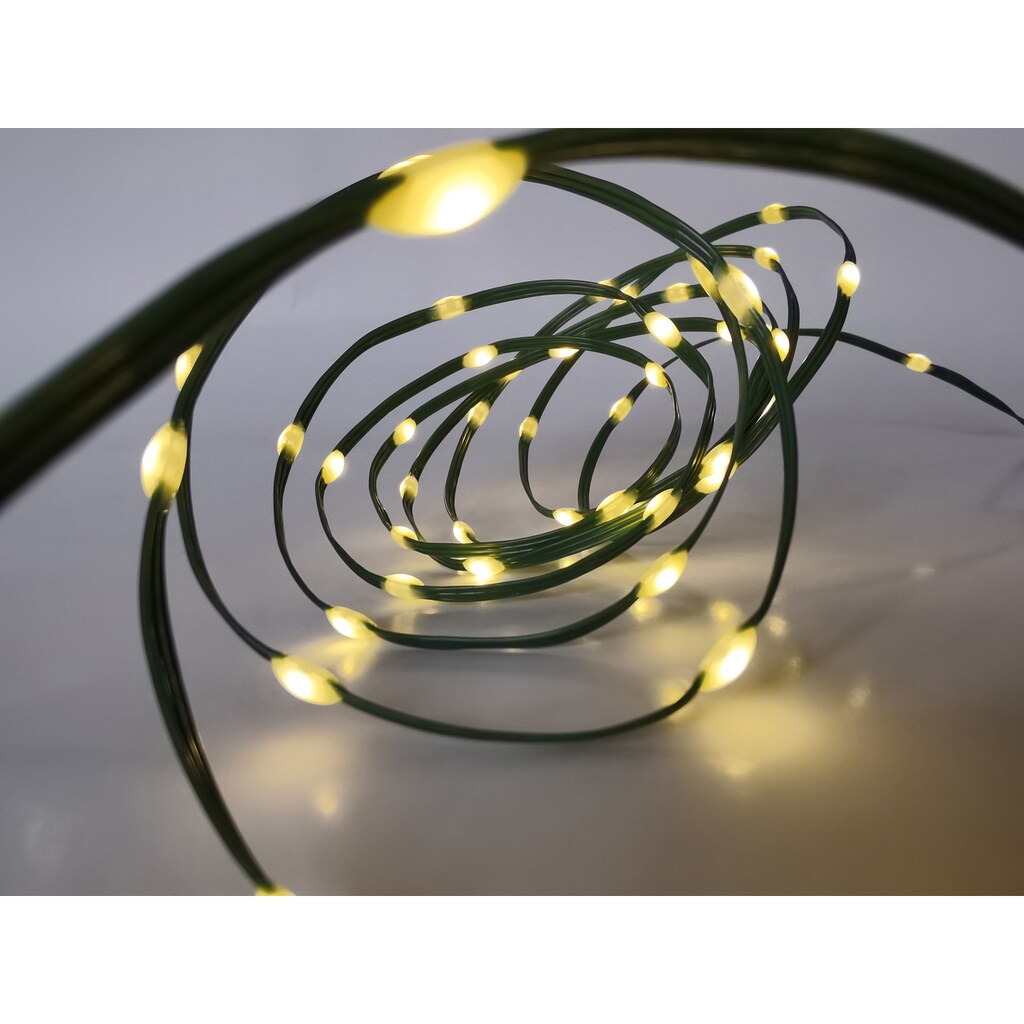 Star-Max LED-Lichterkette »Weihnachtsdeko aussen, inklusive 6/18h Timer«, 400 St.-flammig