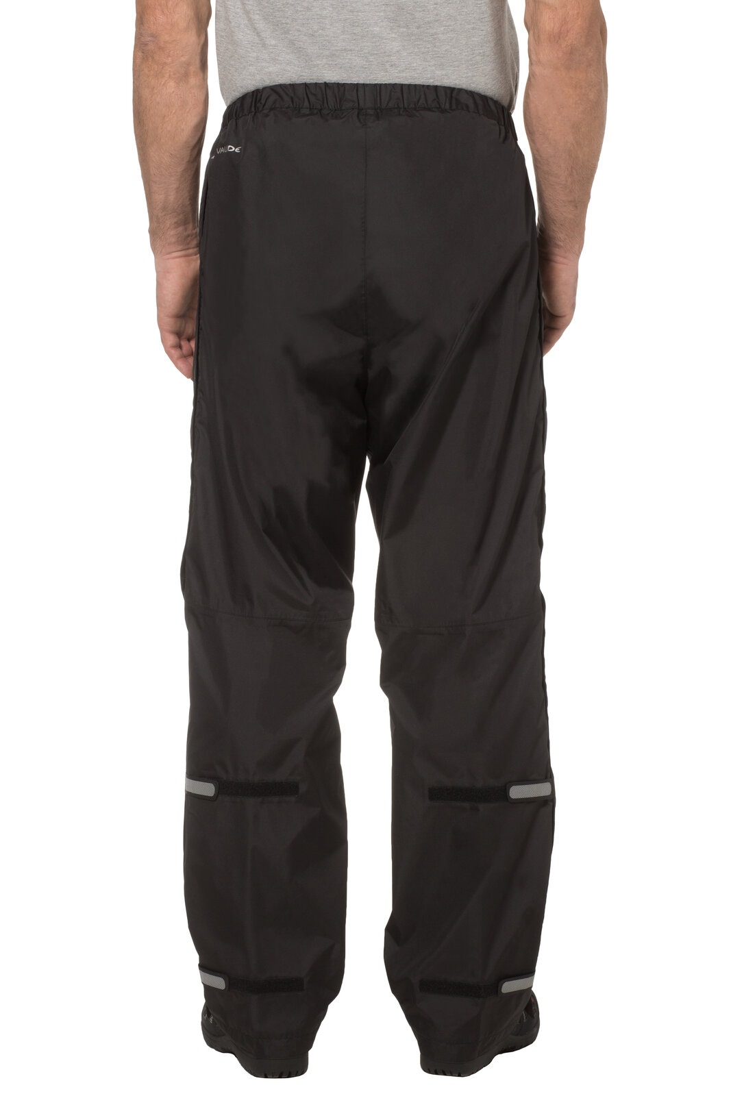 VAUDE Fahrradhose "Fluid Full-zip Pants II" sportlicher Stil mit Logodruck, günstig online kaufen