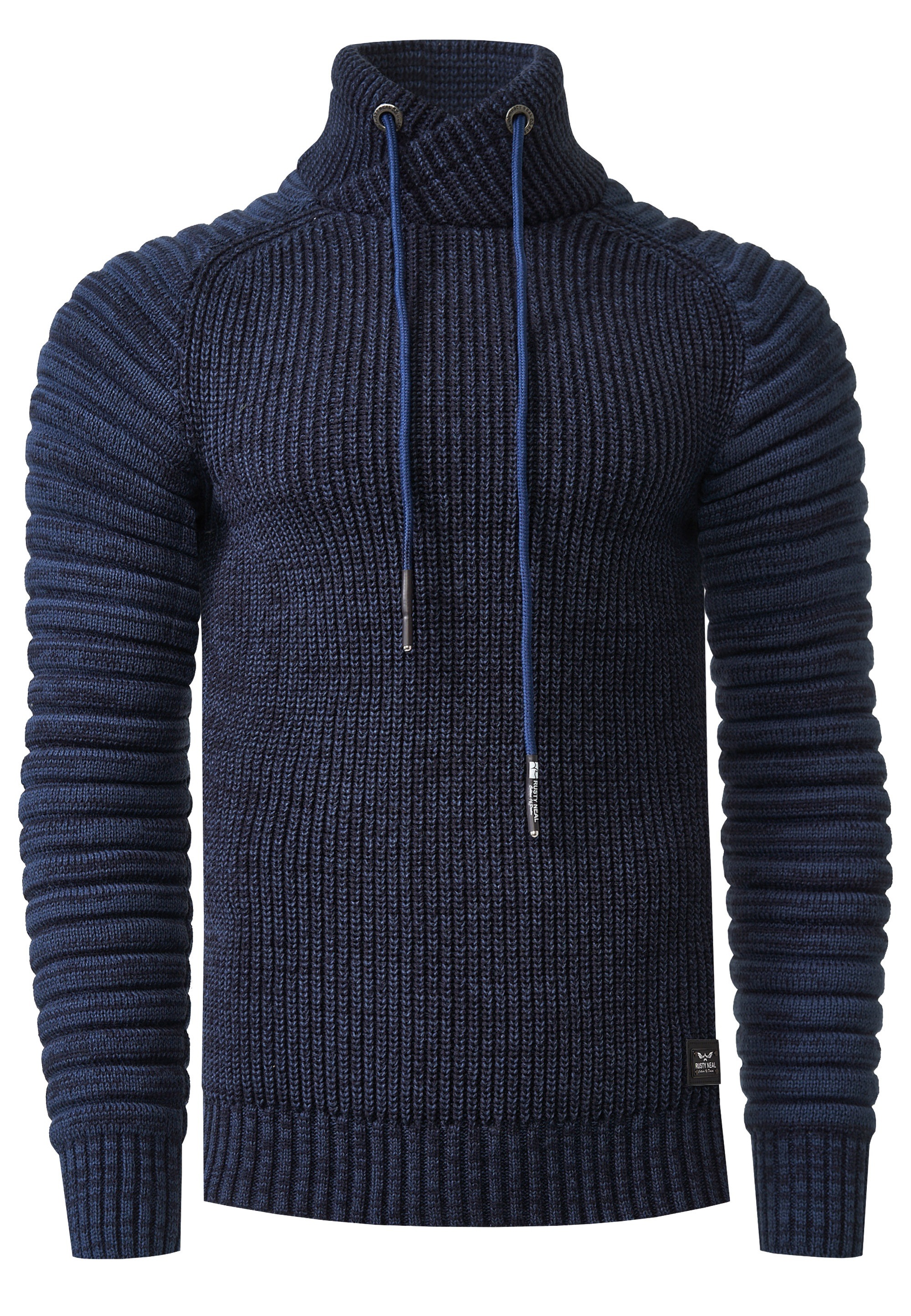 Rusty Neal Strickpullover mit kuscheligem Schalkragen