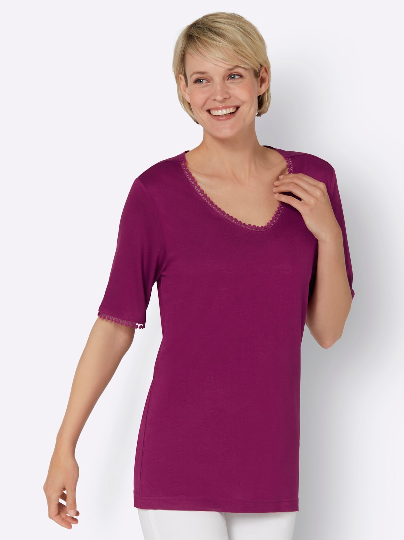 classic-basics-kurzarmshirt-v-shirt-f-r-bestellen-baur