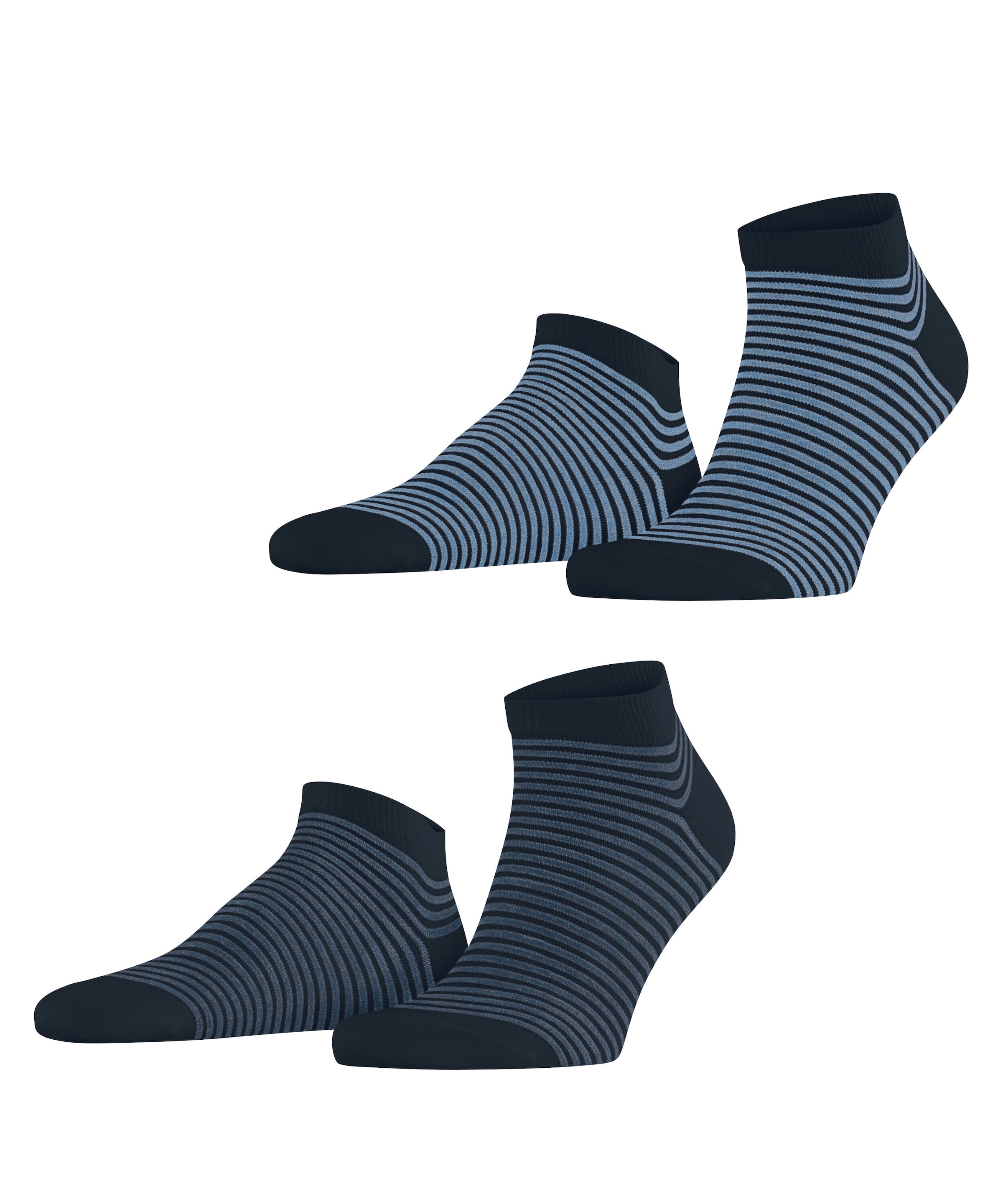 Esprit Sneakersocken »Fine Line« 2 Paar,  gestreift, schmales Bündchen, bequem