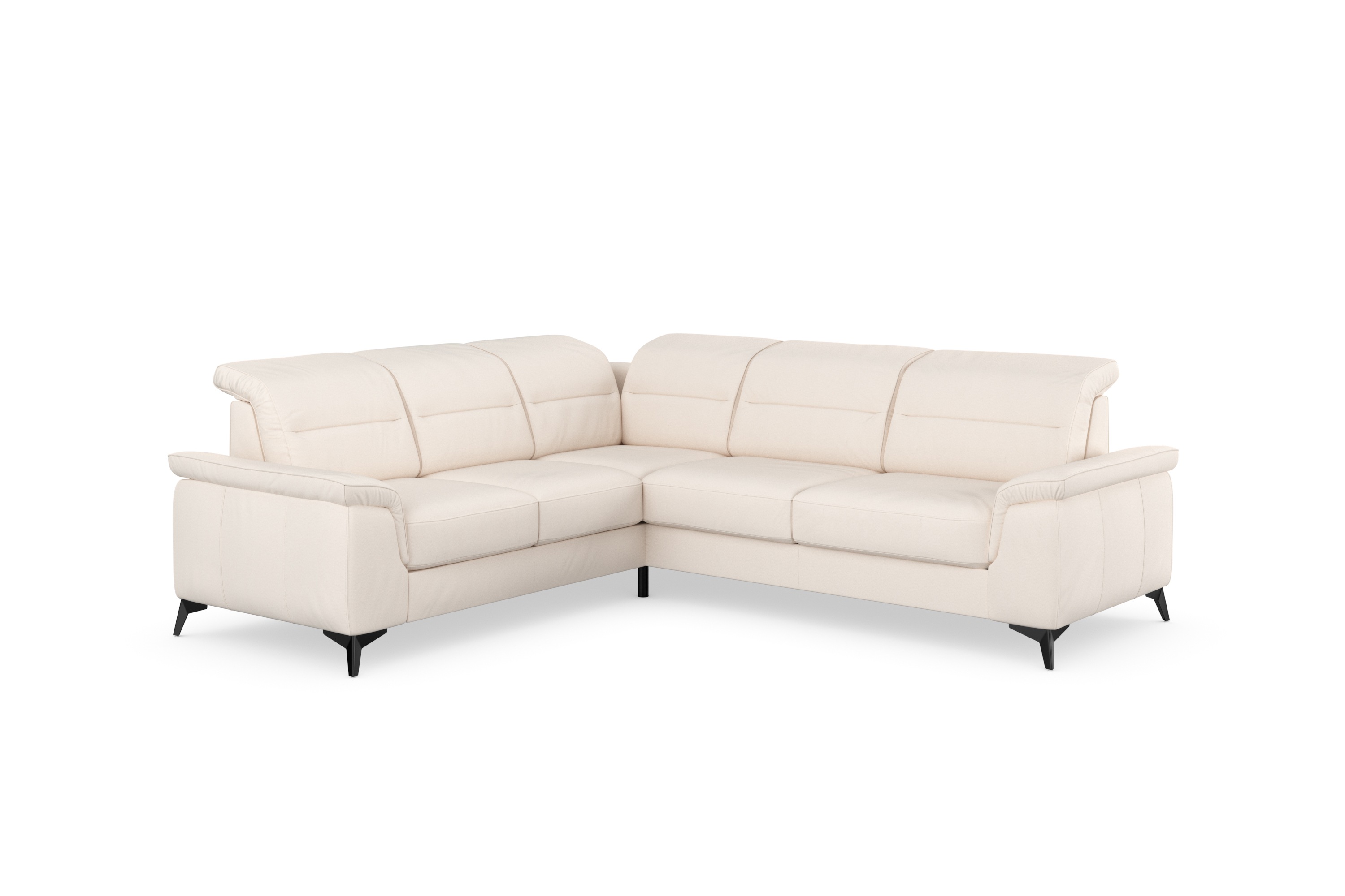 Thumbnail - sit&more Ecksofa "Sinatra L-Form", optinal mit Kopfteilverstellung und Armteilfunktion, Metallfüße