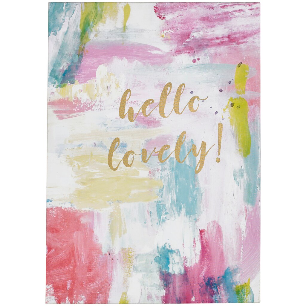 Art for the home Leinwandbild »Hello Lovely«, Sprüche