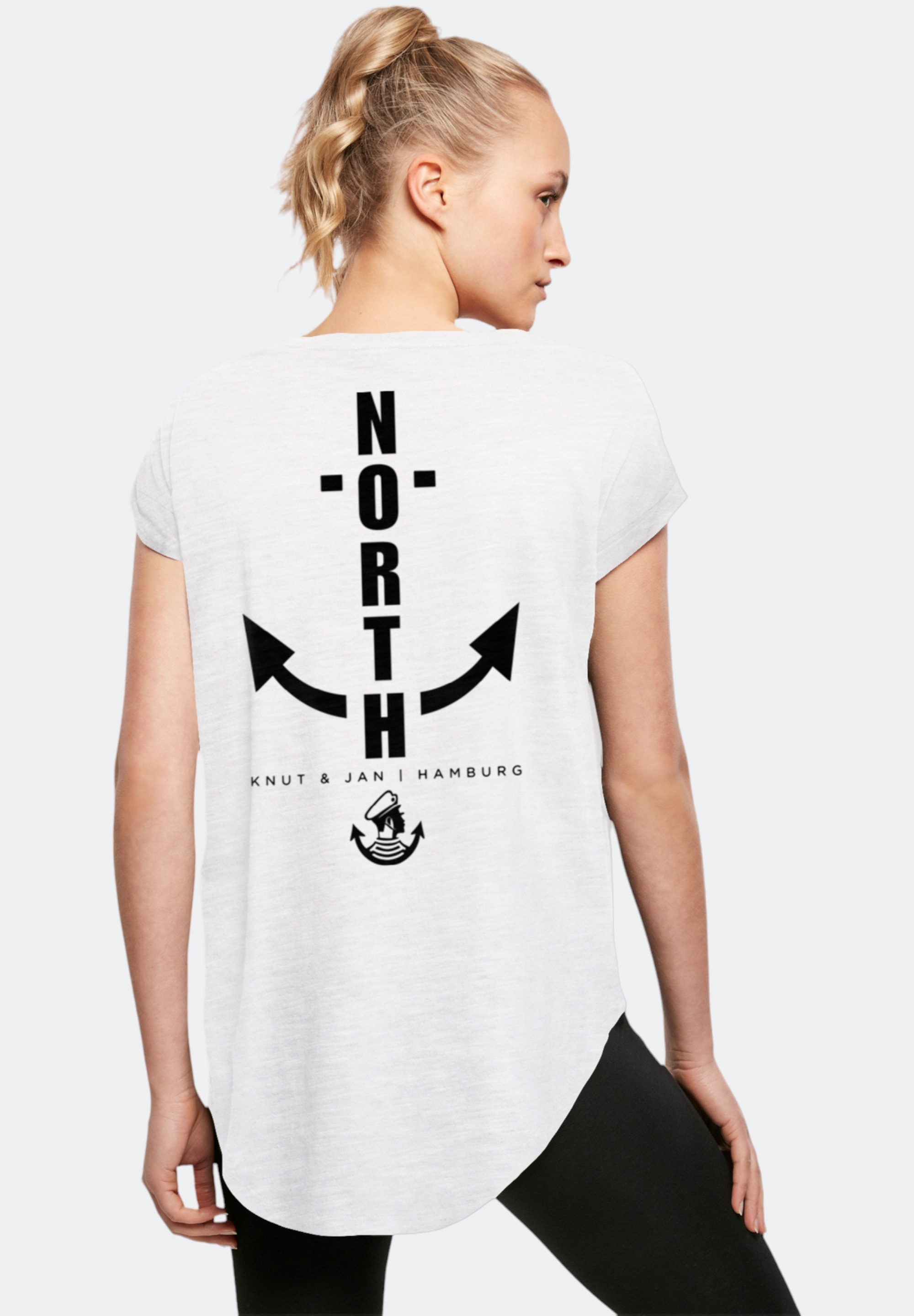 F4NT4STIC T-Shirt »North Anchor Knut & Jan Hamburg«, Print