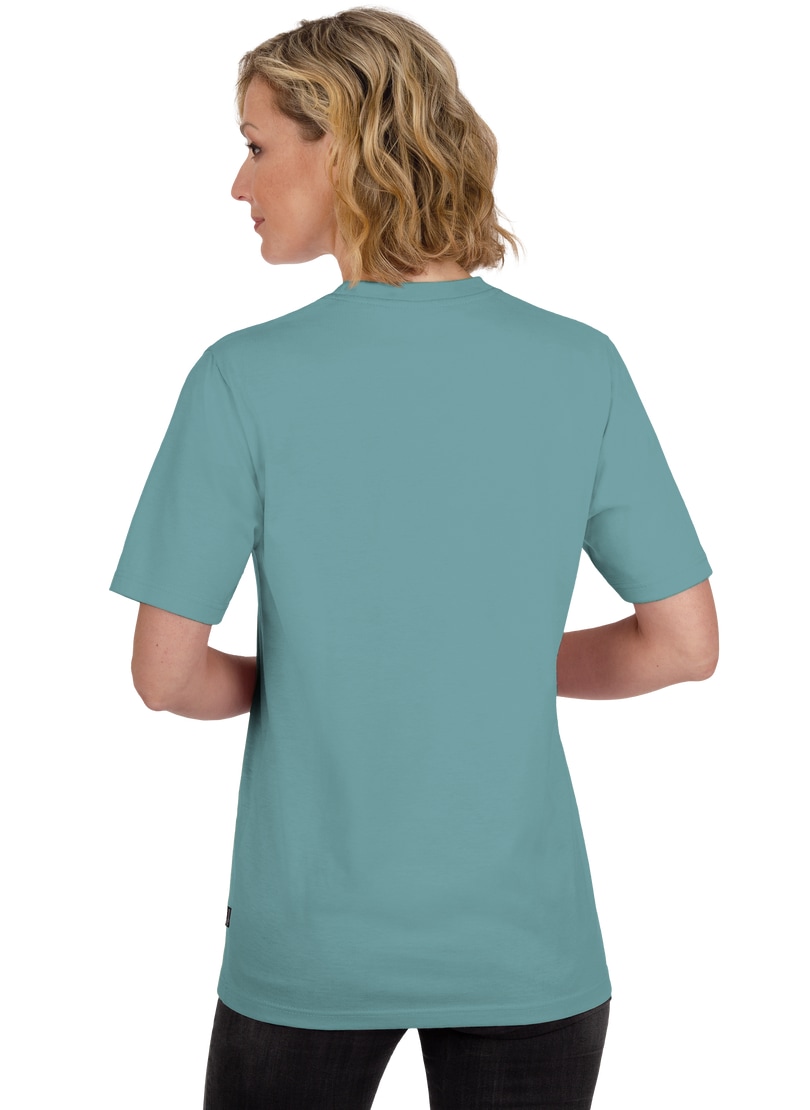 Trigema T-Shirt »TRIGEMA T-Shirt DELUXE Baumwolle«, (1 tlg.)