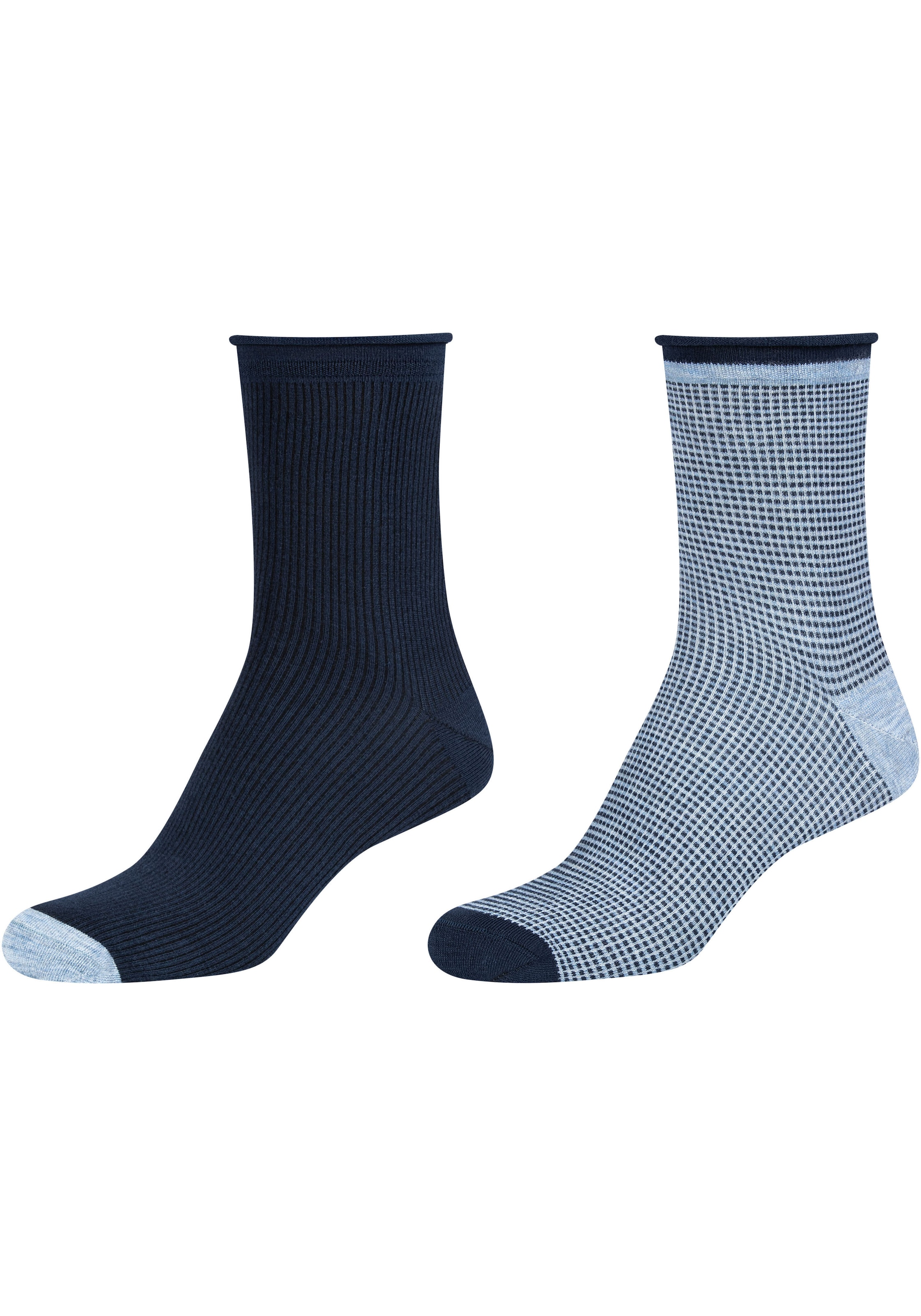 Camano Langsocken »silky touch« 4 Stk. tlg. mit verstärkter Ferse