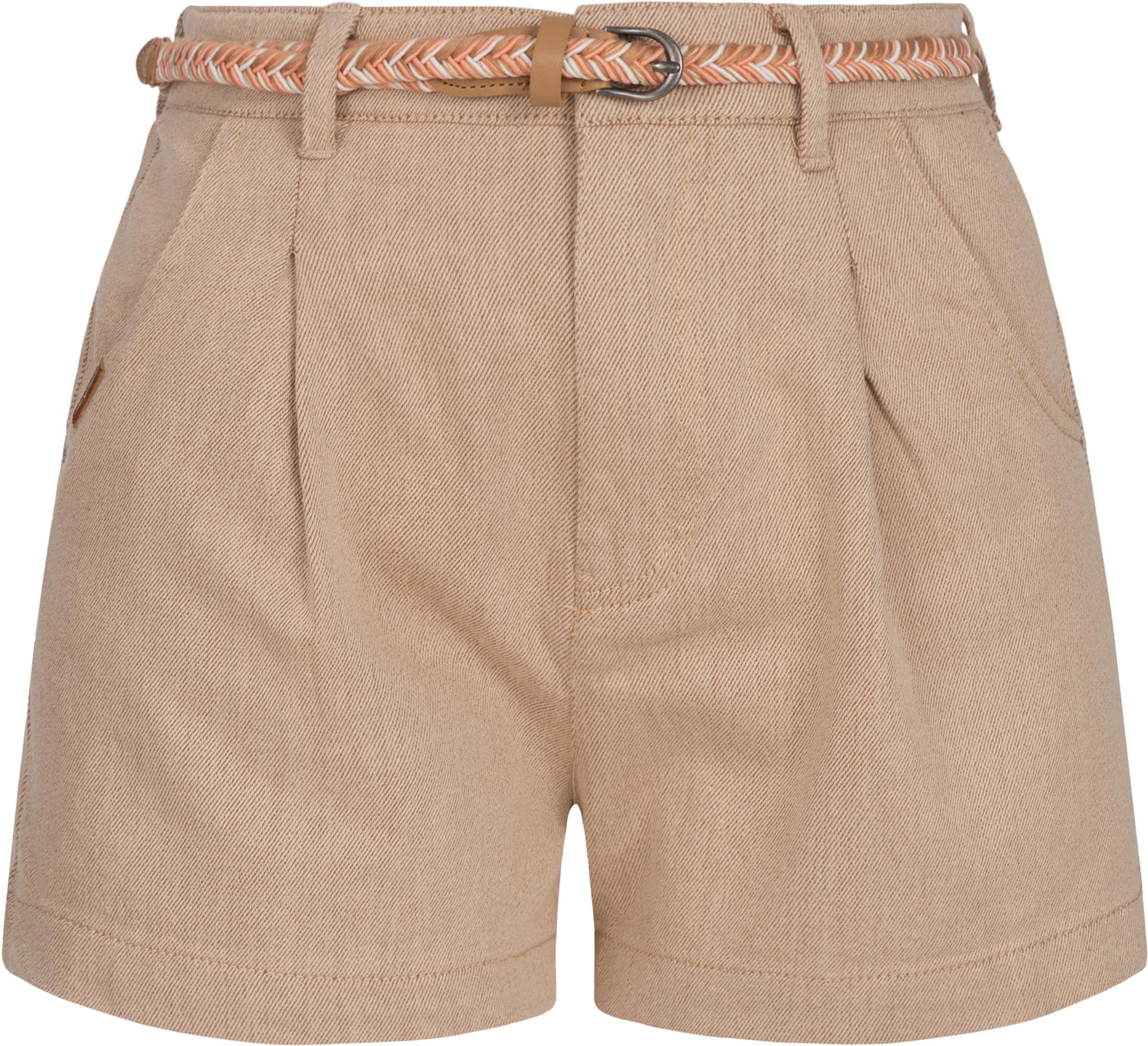 Ragwear Chinoshorts "Sorenn Intl.", kurze Hose mit hochwertigem Flechtgürtel