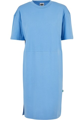 Shirtkleid »Urban Classics Damen Ladies Organic Oversized Slit Tee Dress«, (1 tlg.)