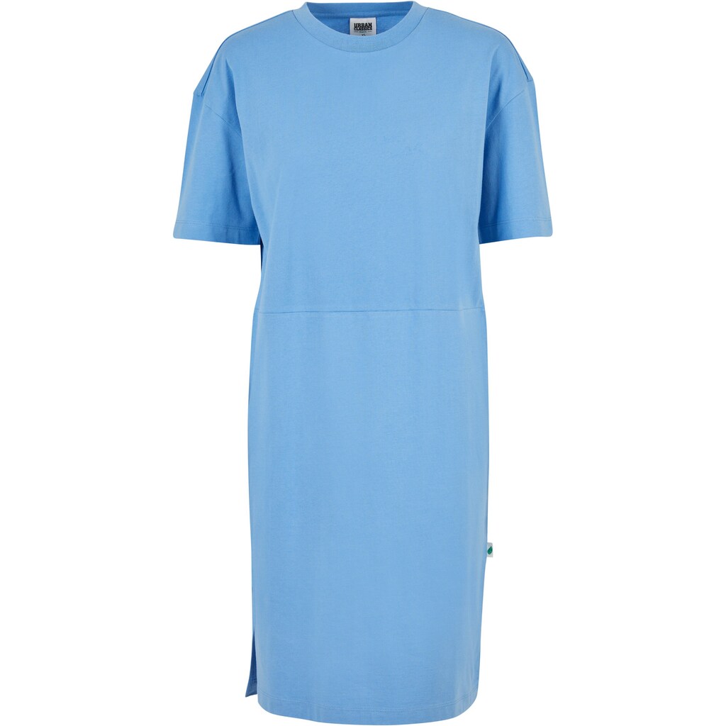 URBAN CLASSICS Shirtkleid »Urban Classics Damen Ladies Organic Oversized Slit Tee Dress«, (1 tlg.)