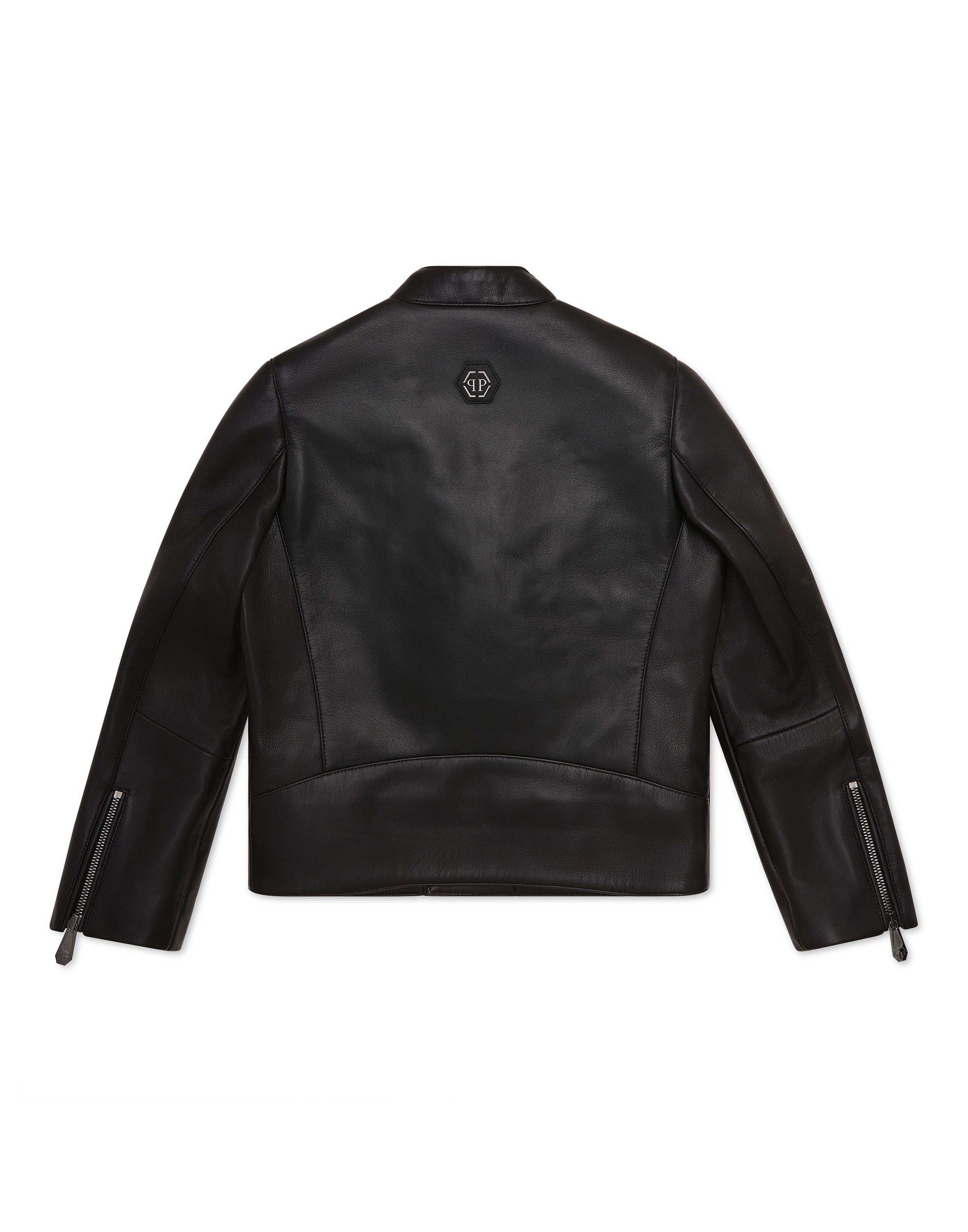 PHILIPP PLEIN Bikerjacke »Leder-Bikerjacke«