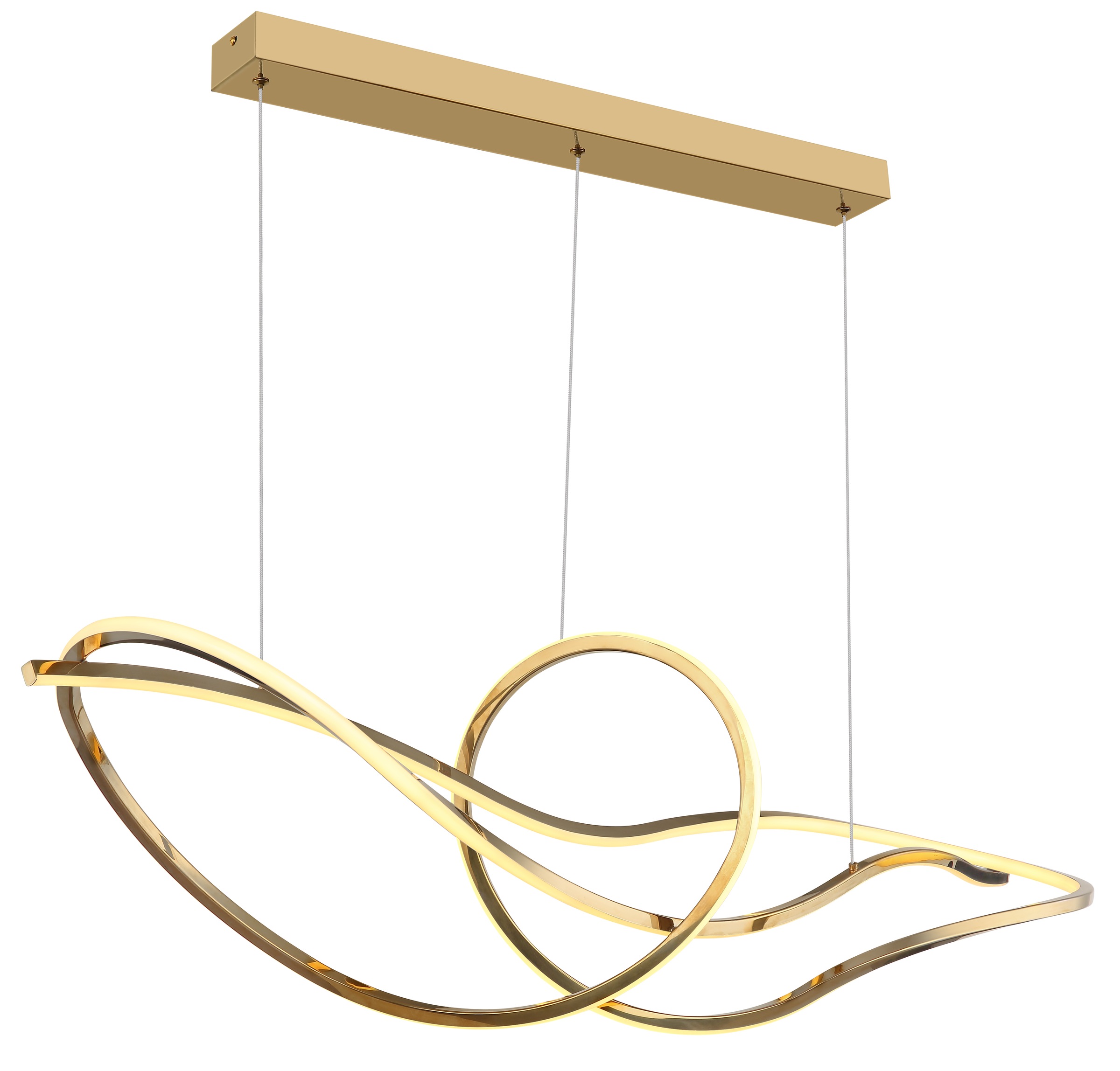 GLOBO LIGHTING Hängeleuchte »IDUNA« LED-Modul 1 Stk. warmweiß - kaltweiß Hängelampe Esszimmer-Leuchte Esstischleuchte Wohnzimmer