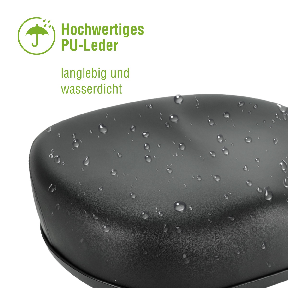 SachsenRad Fahrradsattel »Noseless Fahrradsattel« Nasenloses Design mit Memory-Foam-Polsterung
