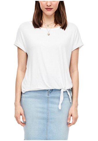 s.Oliver Kurzarmshirt, am Saum zum Knoten kaufen s.Oliver Kurzarmshirt, am Saum zum Knoten kaufen
