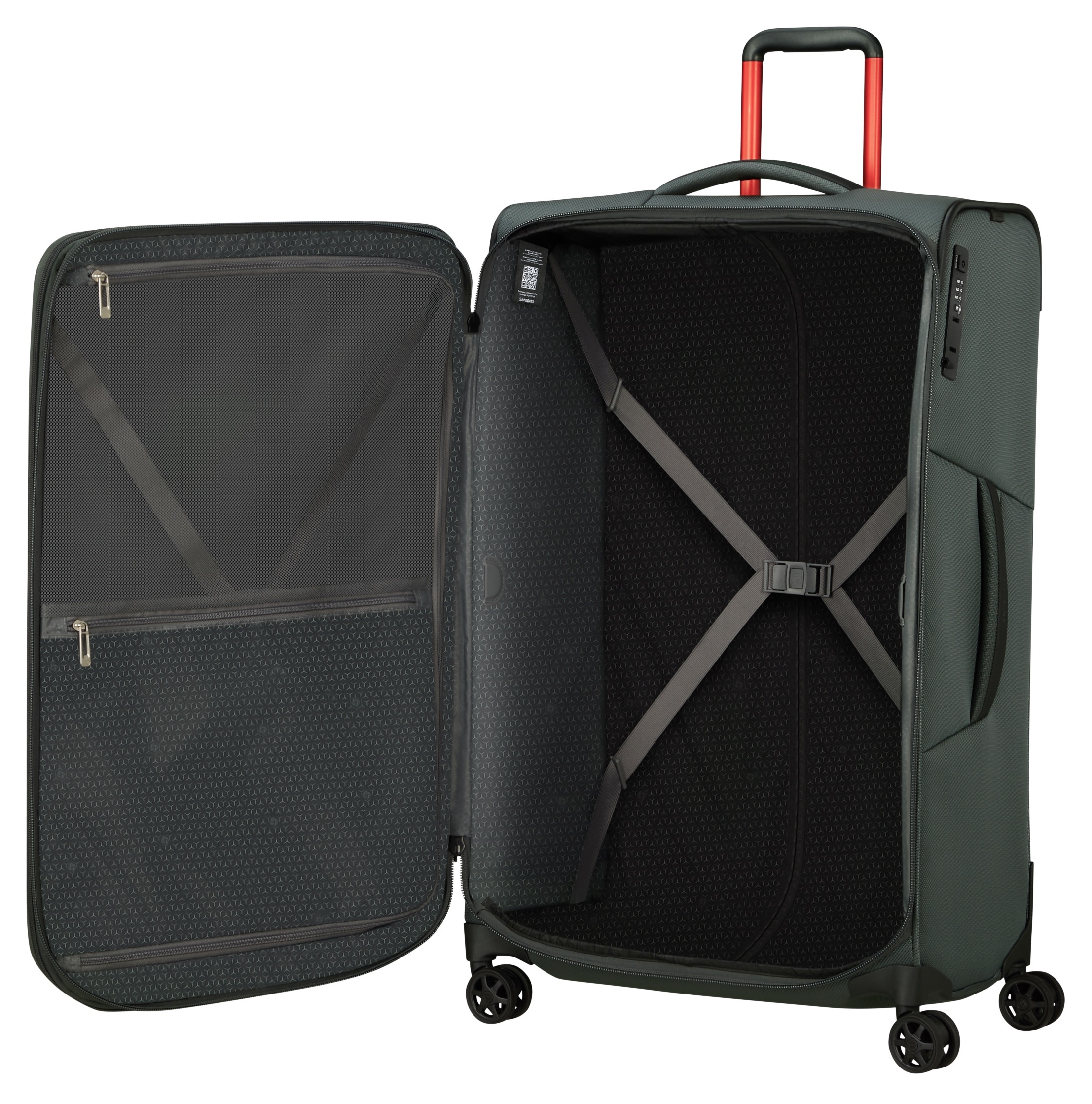 Samsonite Koffer »RESPARK 79«, 4 Rollen, Trolley, Reisegepäck Weichschalenkoffer TSA-Zahlenschloss