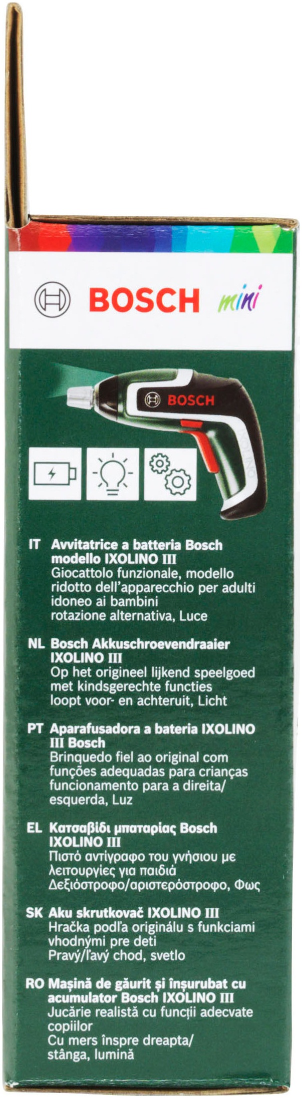 Klein Kinder-Akkuschrauber »Bosch, Ixolino 7«, mit Licht und Sound