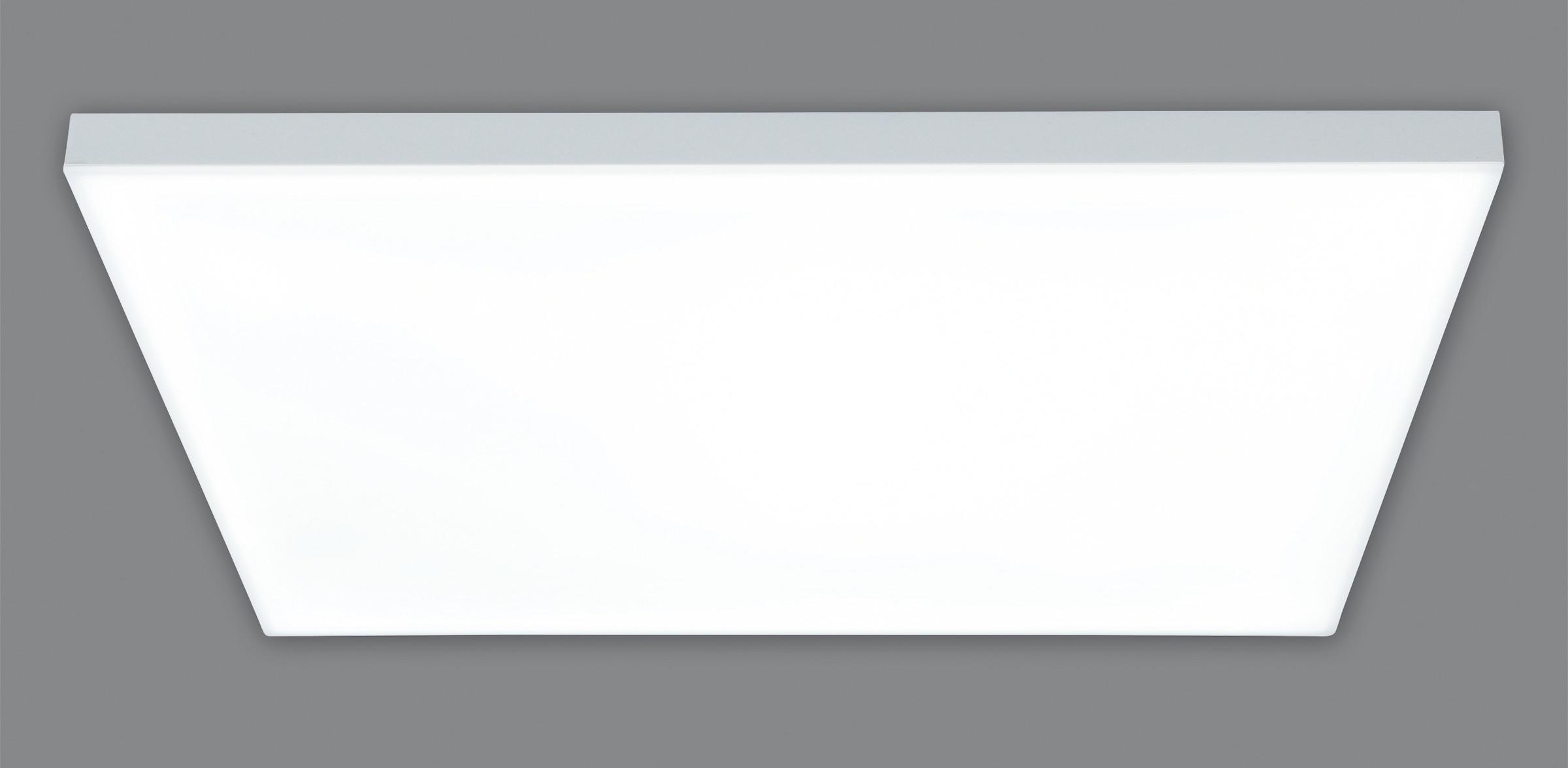 NÄVE LED Panel "Carente", 1, H: 4,5cm, 1 Stk., weiß, Leuchten, CCT, Nachlichtfunktion, dimmbar, incl. Fernbedienung, Farbe: weiß/klar