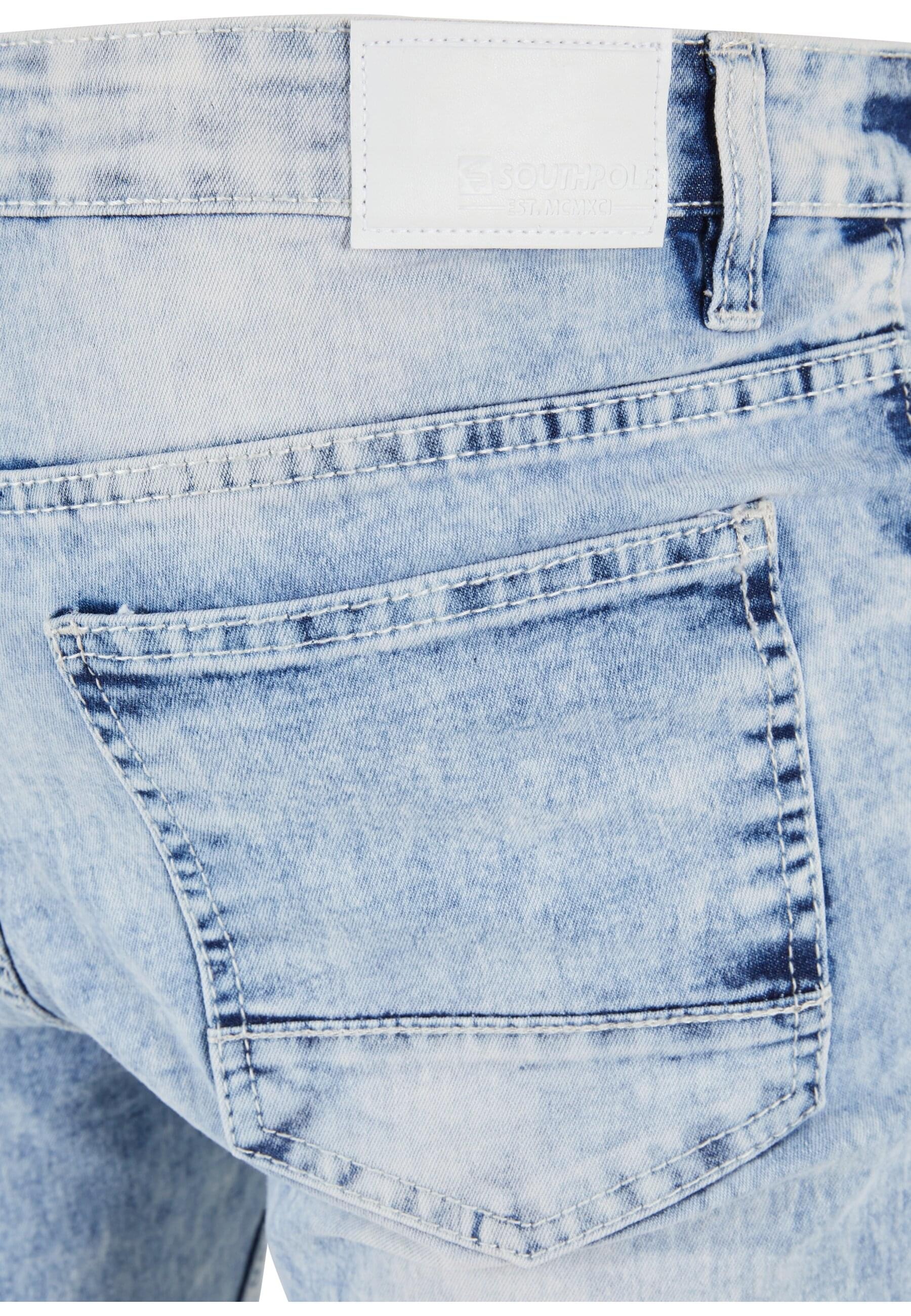 Southpole Bequeme Jeans »Southpole Herren Stretch Signature Denim« 1 Stk. tlg.