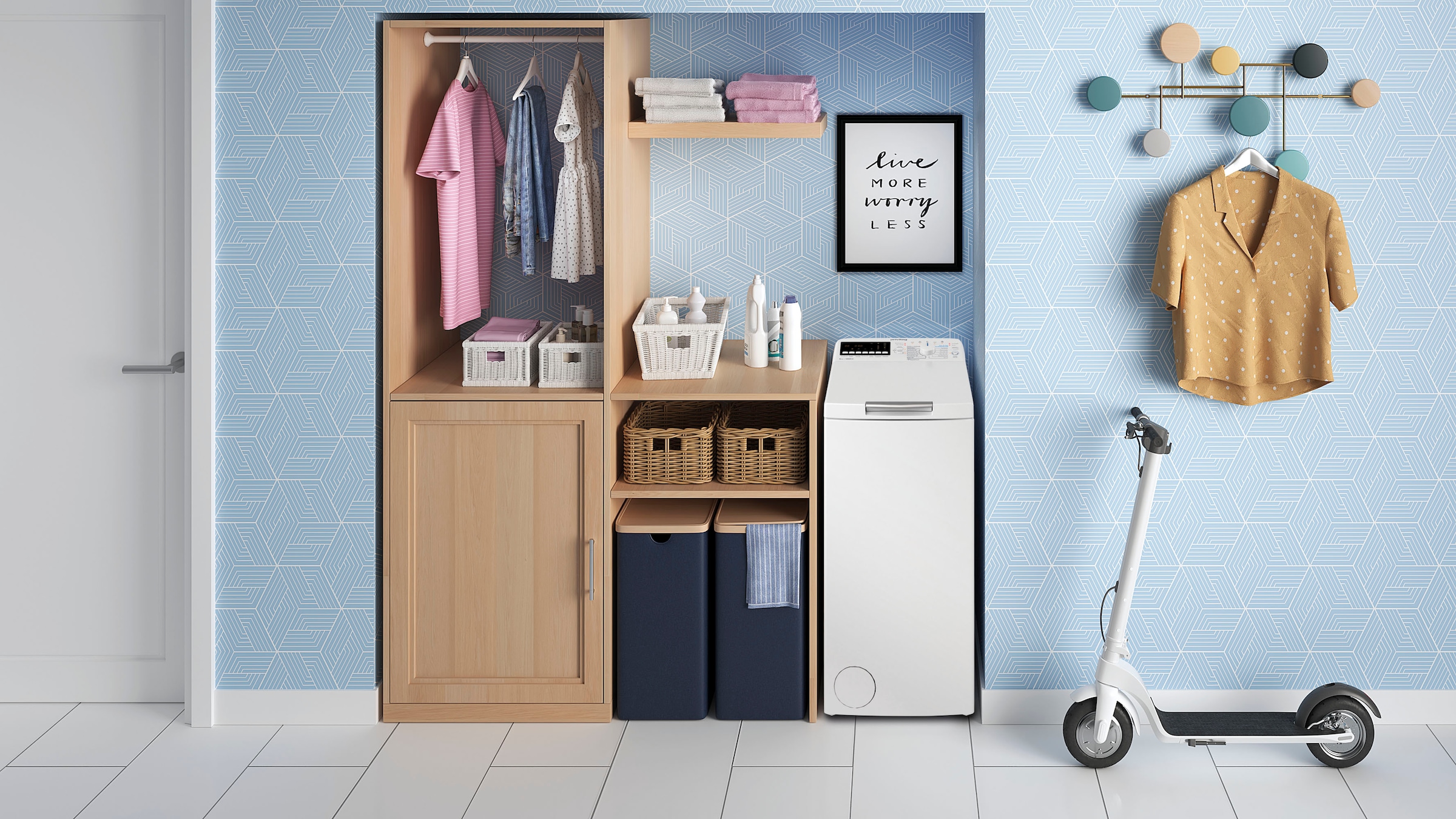 Privileg Waschmaschine Toplader »PWT A616P N«, 6 kg, 1200 U/min, Turn&Go, Rapid Wash, Mix 45 min. bei voller Beladung, extra Spülen