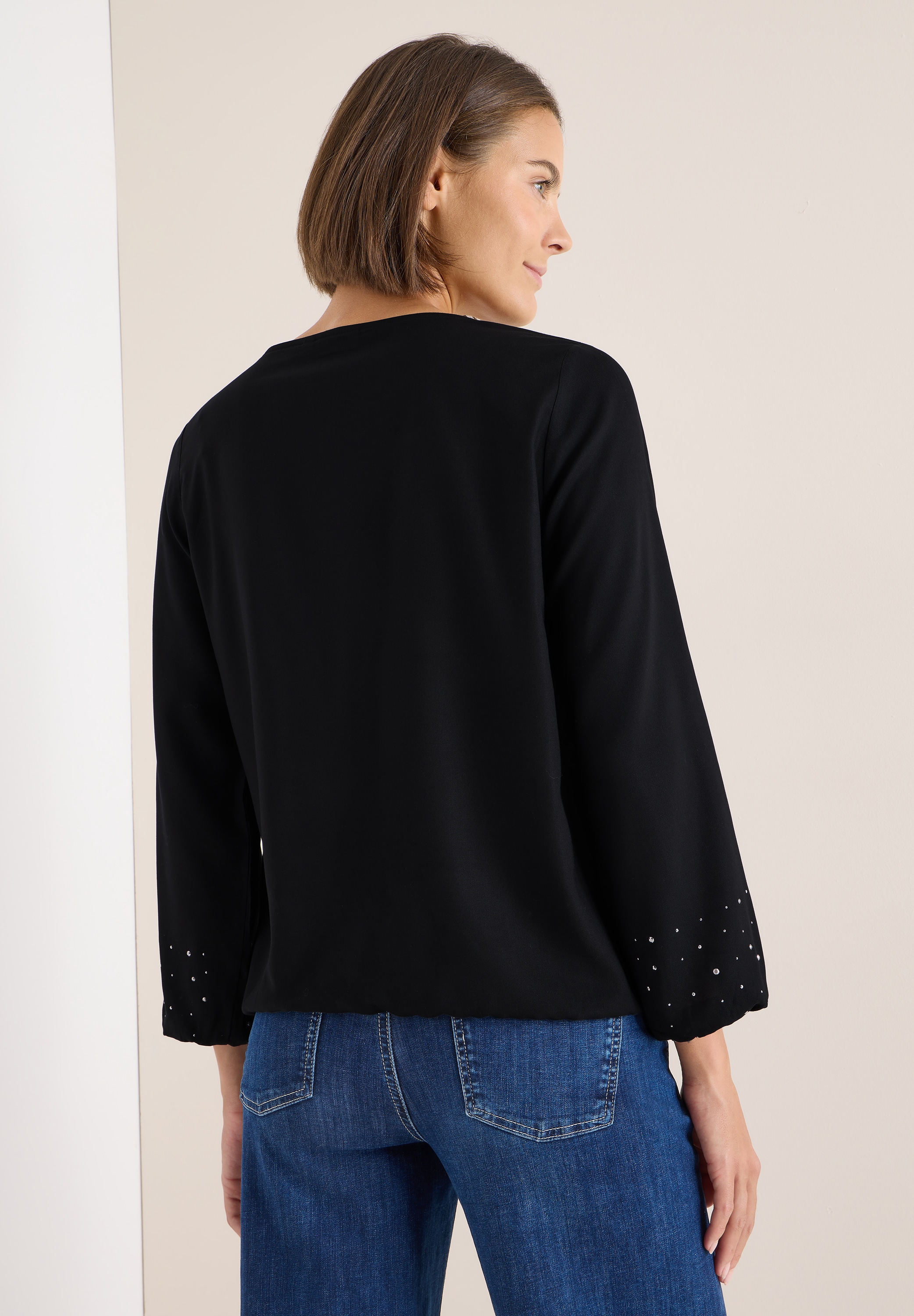 Cecil Langarmbluse aus softer Viskose