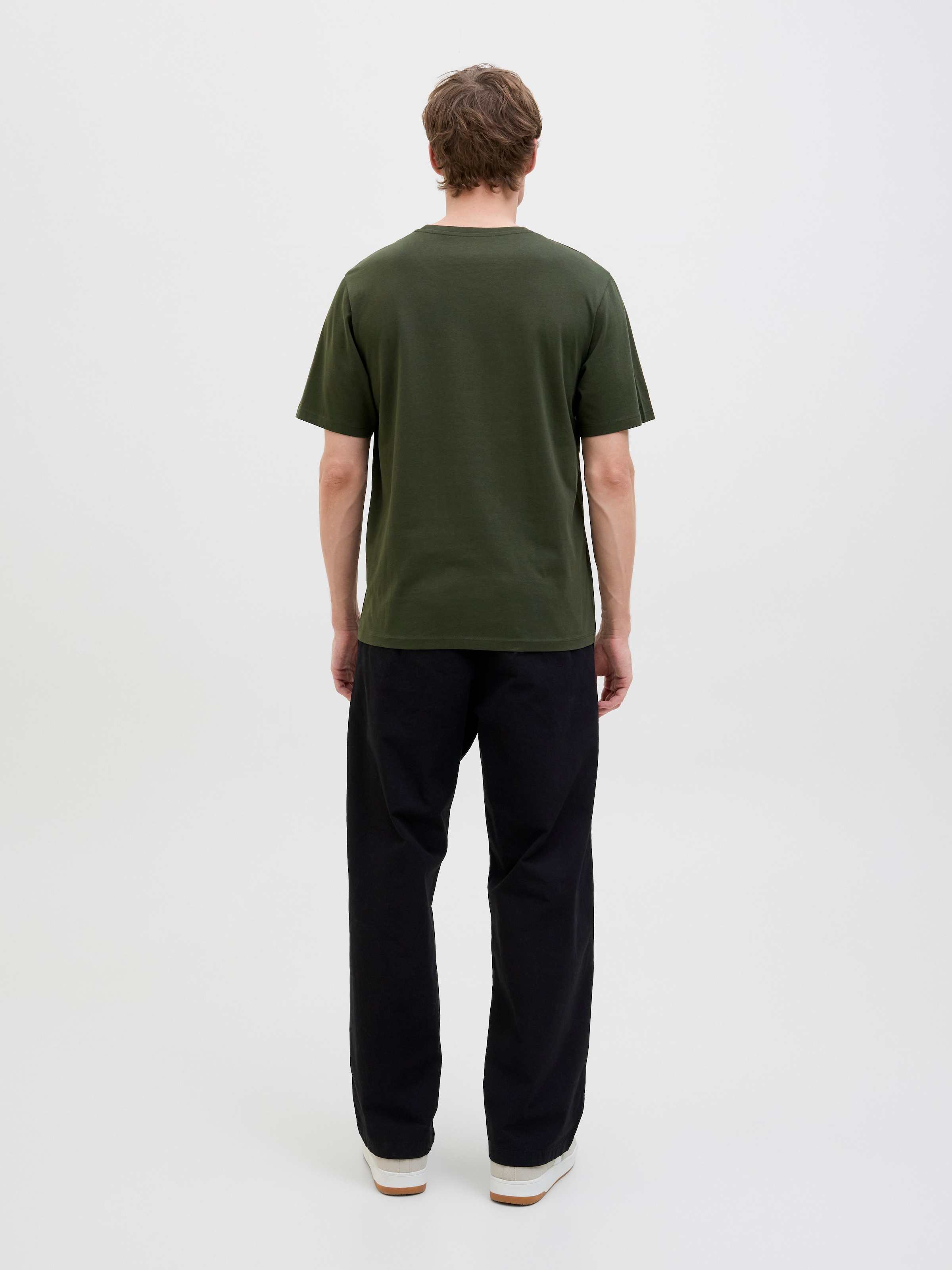 Jack & Jones Rundhalsshirt »JJECORP GRAPHIC TEE SS O-NECK NOOS«, mit Logo Print