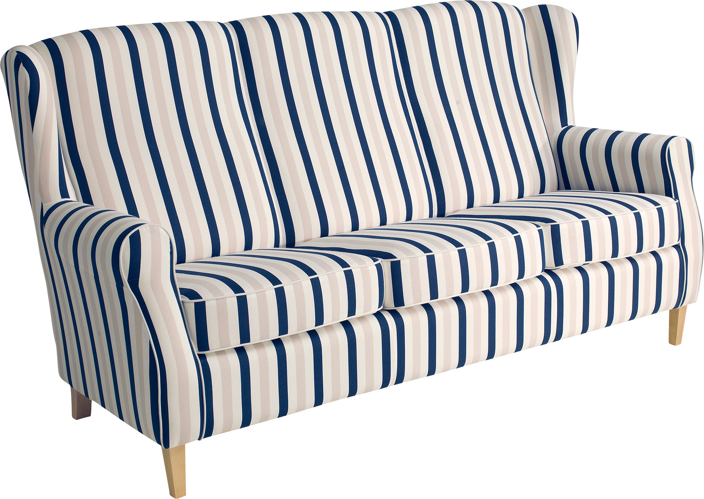 Max Winzer 3-Sitzer "Luke Küchensofa, hohe Rückenlehne, komfortabler Federkern", im Retrolook, Breite 196 cm