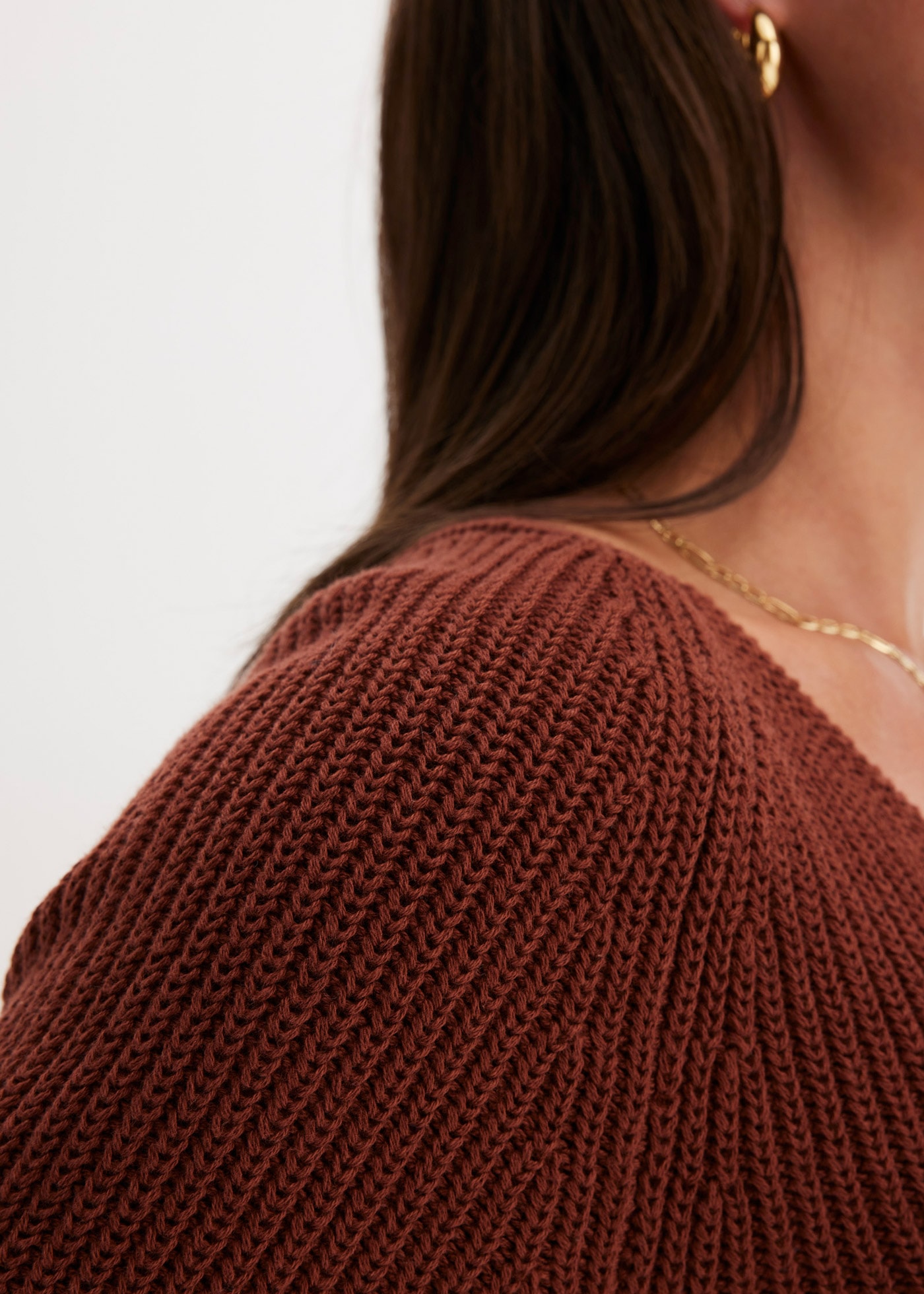 bonprix Strickpullover »Gerippter Pullover aus reiner Baumwolle«, Gerippter Pullover aus reiner Baumwolle
