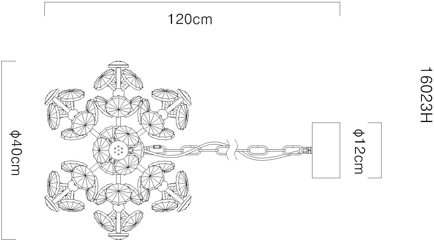 GLOBO LIGHTING LED Pendelleuchte »FLORIELLA«, Leuchtmittel LED-Modul | LED fest integriert, Hängelampe/Hängeleuchte/Wohnzimmer/Esstisch/elegant